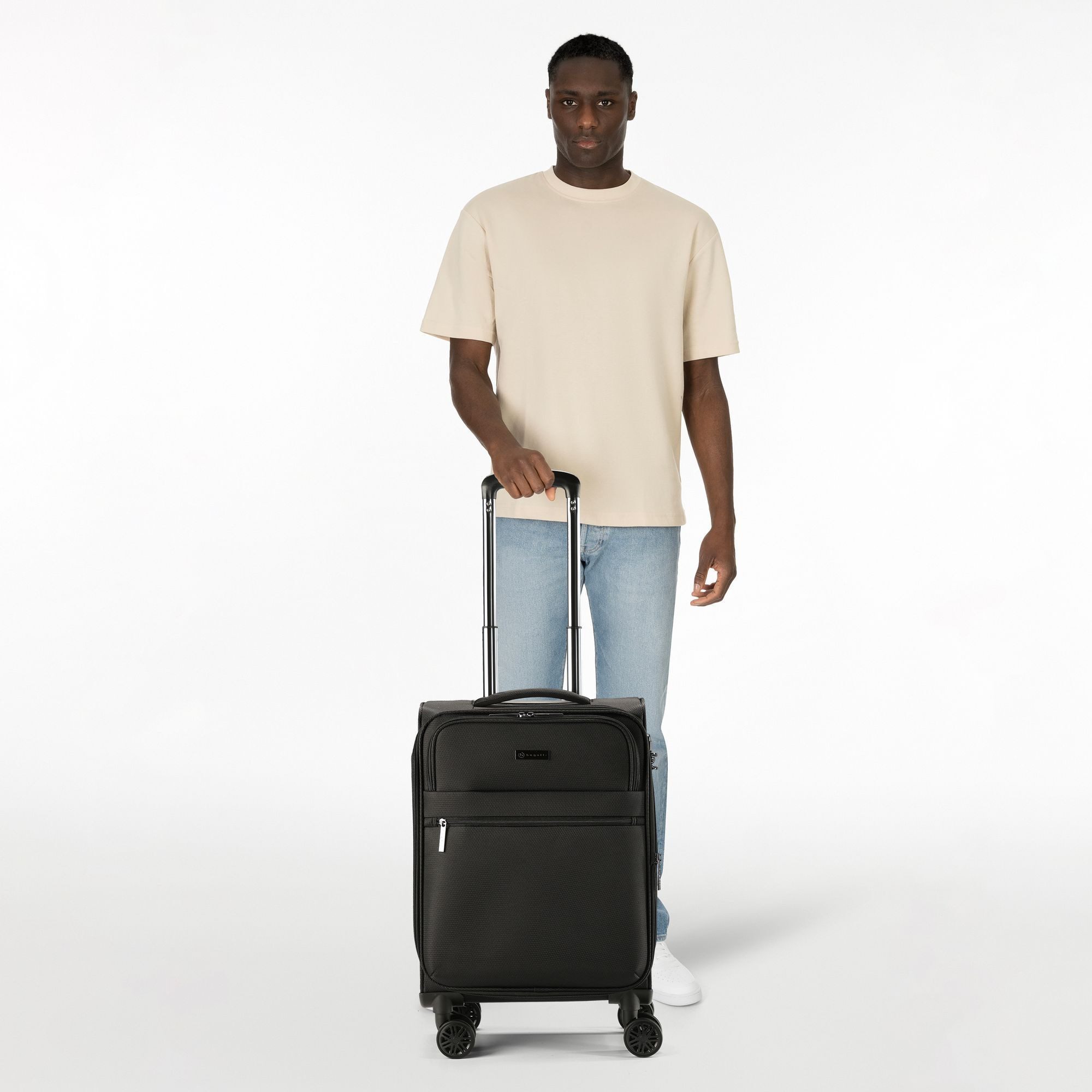 bugatti Handgepäck-Trolley Valencia Soft, 4 Rollen, günstig online kaufen