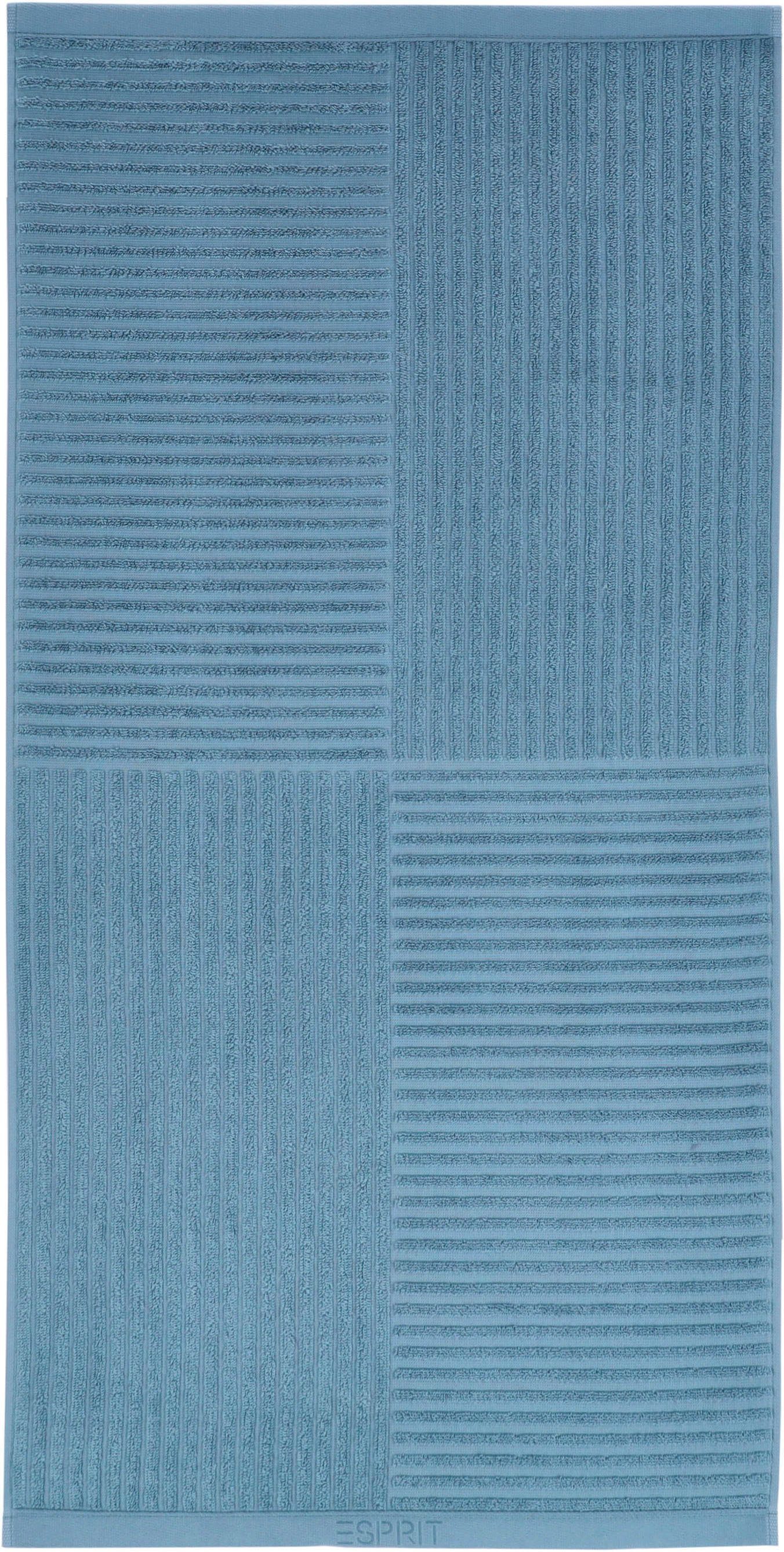 Esprit Handtuch Modern Lines, Walkfrottier (1-St), günstig online kaufen