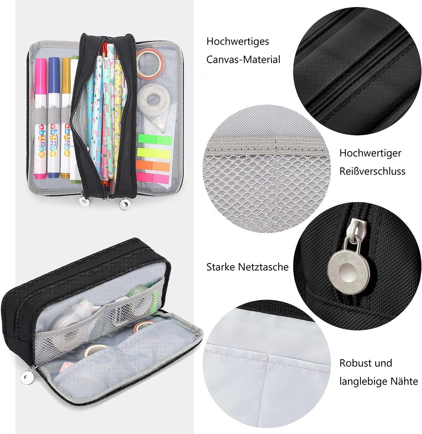 Coonoor Federtasche Federmäppchen grossem Fassungsvermöge Stiftebeutel günstig online kaufen