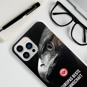 DeinDesign Handyhülle Eintracht Frankfurt Offizielles Lizenzprodukt Europameisterschaft, Apple iPhone 13 Pro Max Silikon Hülle Bumper Case Handy Schutzhülle