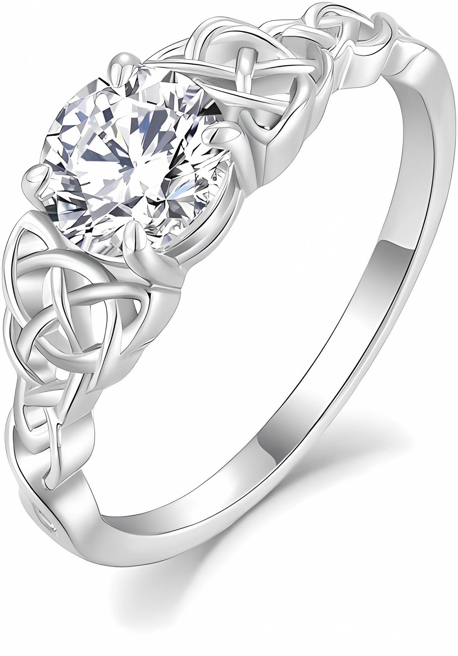 Jumpeak Diamantring Verlobungsringe Frau,Eheringe Weißgold,Valentinstag Geschenk,Diamond, 1 ct,Schmuck Damen,E - Farbe,VVS2,3EX,Ring WeiBgold Damen,Labordiamant