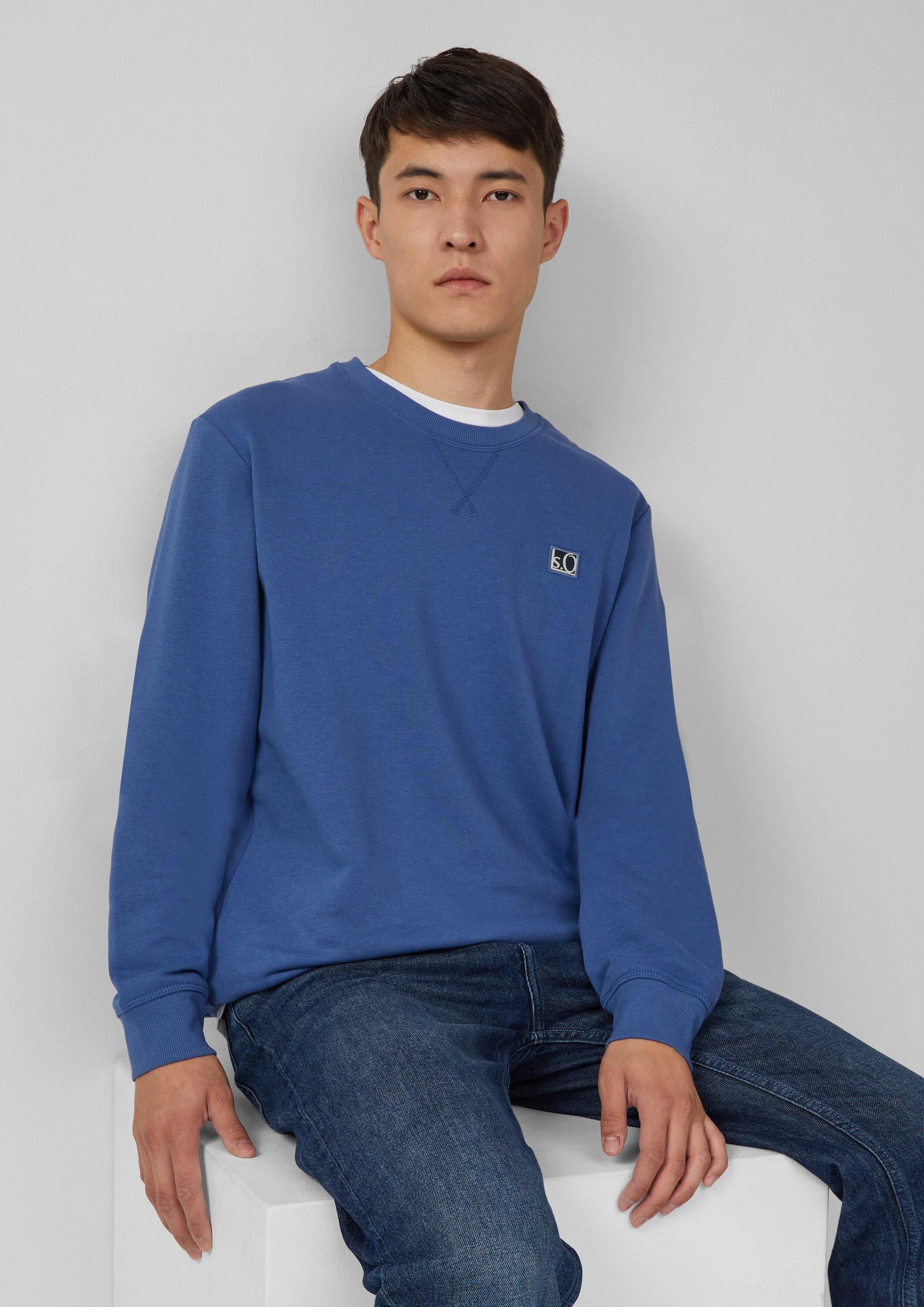s.Oliver Sweatshirt Sweatshirt Sweatshirt aus Baumwollmix günstig online kaufen