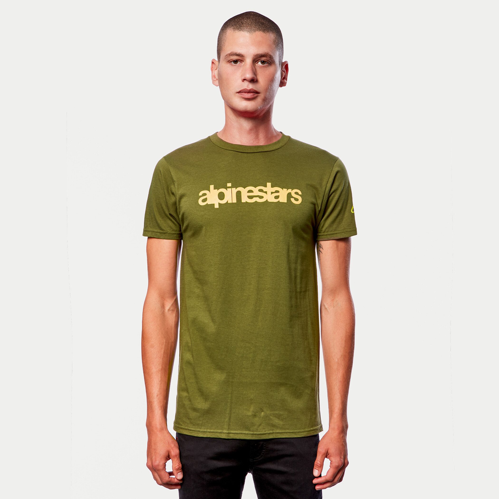 Alpinestars T-Shirt Alpinestars T-Shirt "Heritage Logo" - grün