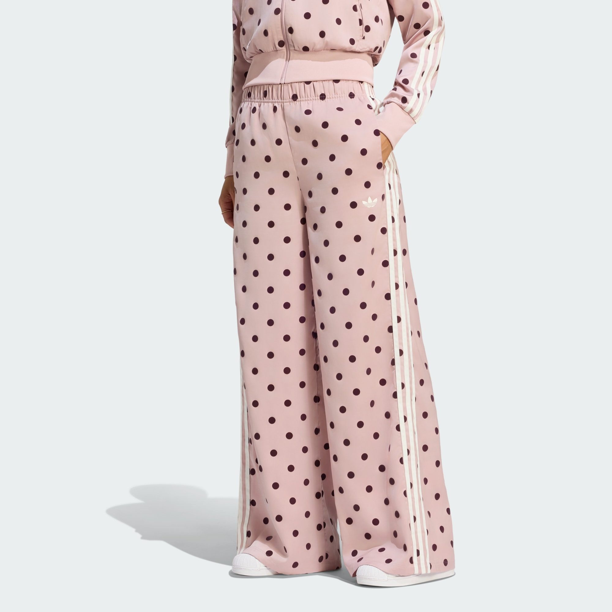 adidas Originals Jogginghose SATIN POLKA DOTS HOSE MIT WEITEM BEIN (1-tlg)