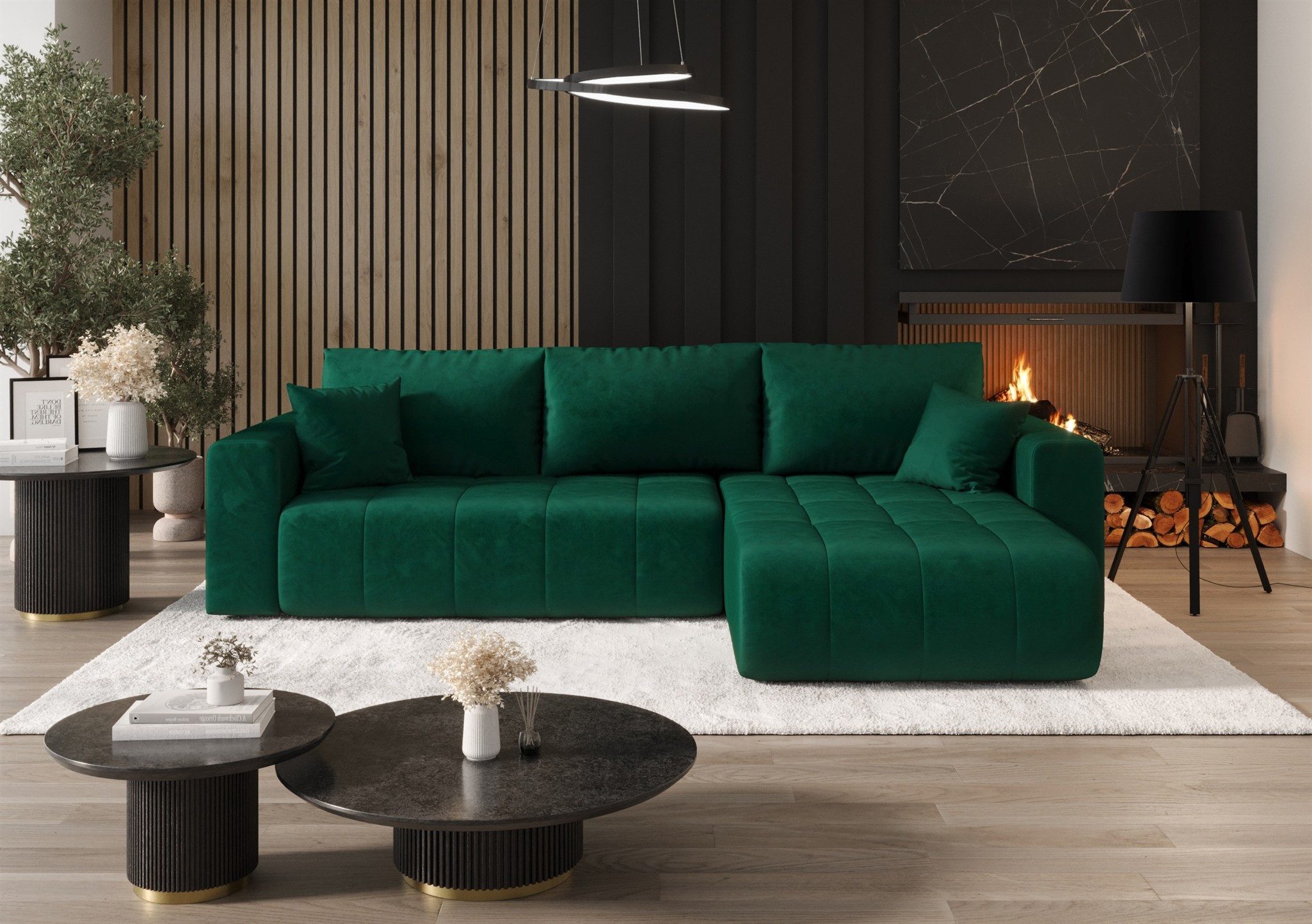 Fun Möbel Ecksofa Sofa Schlafsofa CAMILA günstig online kaufen