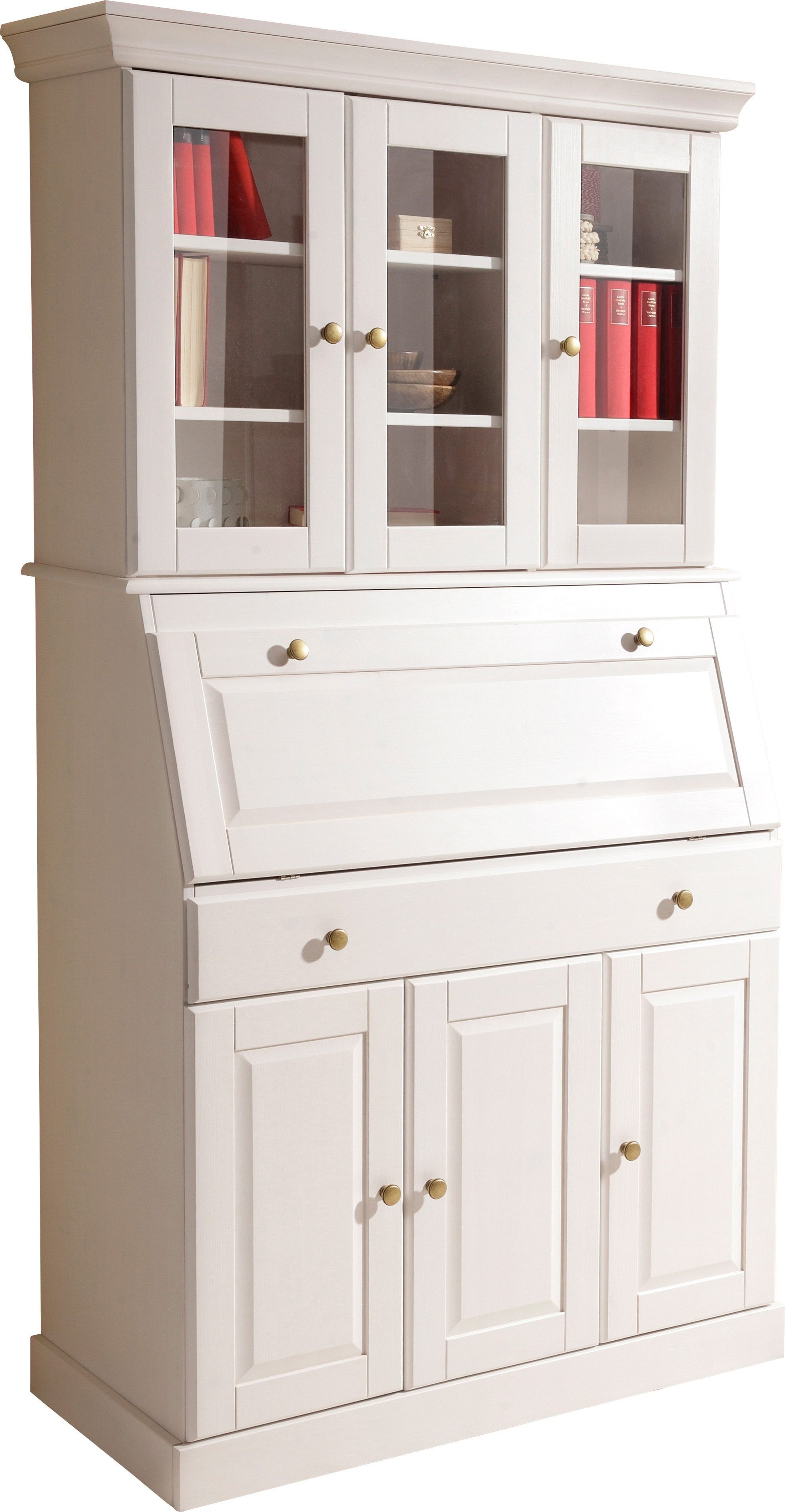 Home affaire Sekretär Rosi im Landhausstil, Schreibtisch aus Massivholz, mi günstig online kaufen