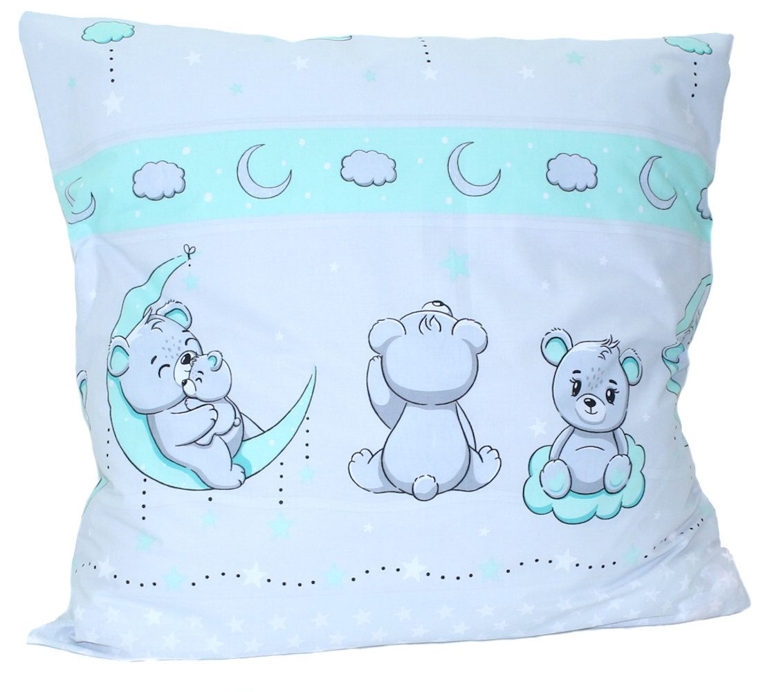 Primawela Kissenbezug Baby Kinder Kissenbezug 80 x80 cm Kissenhülle Bezug für Kissen