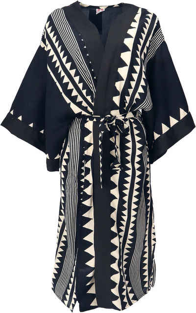 Guru-Shop Kimono Kimono, Oversize Kimono Mantel, Kimonokleid -.., alternative Bekleidung