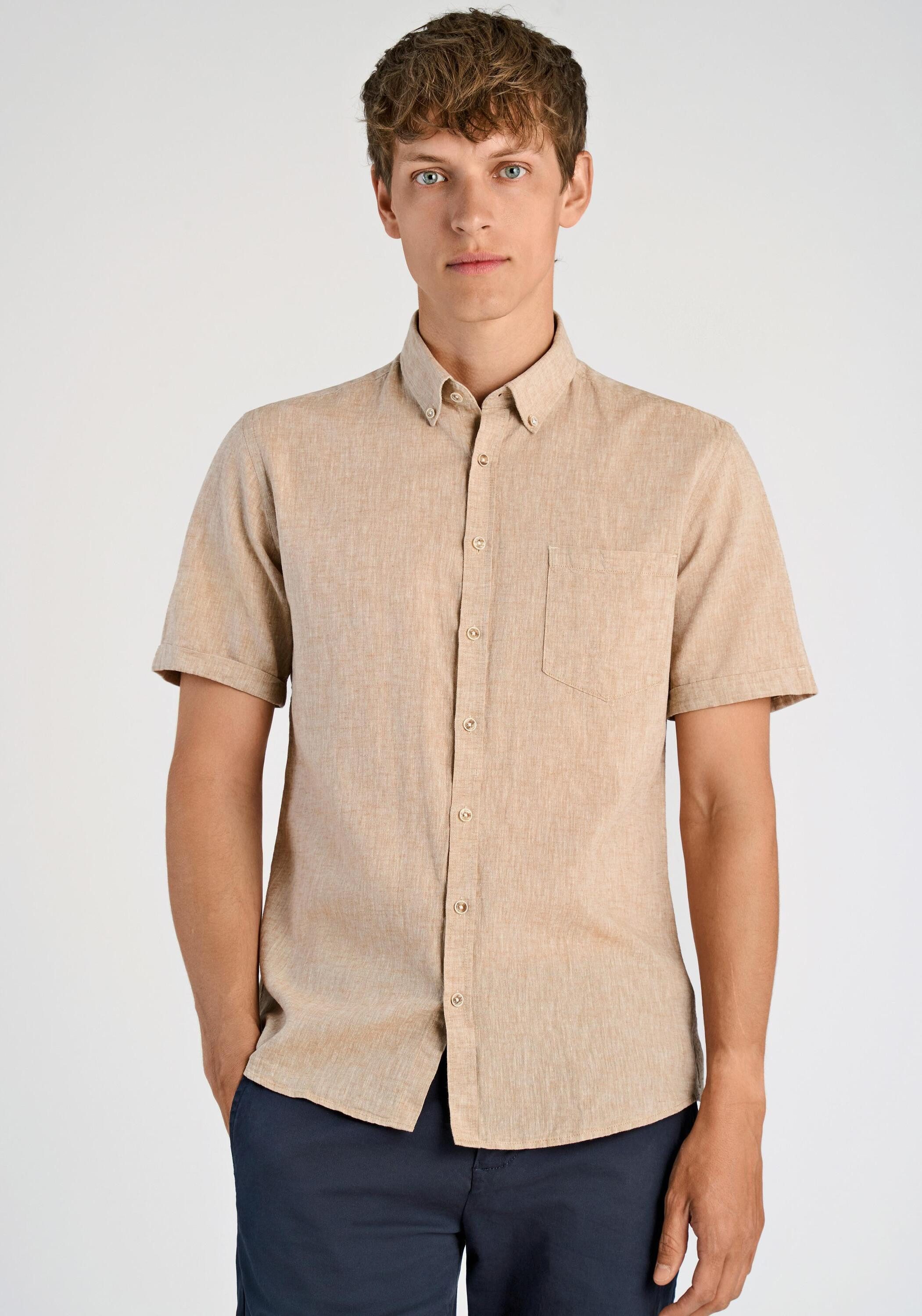 LINDBERGH Leinenhemd Leinenhemd Relaxed Fit günstig online kaufen