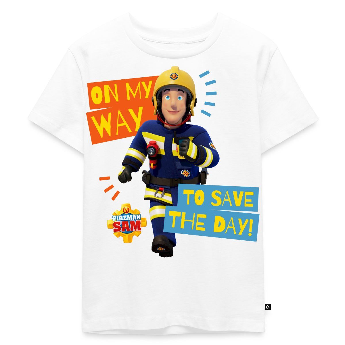 T-Shirt Feuerwehrmann Sam™ On My Way To Save The Day Kinder Premium T-Shirt