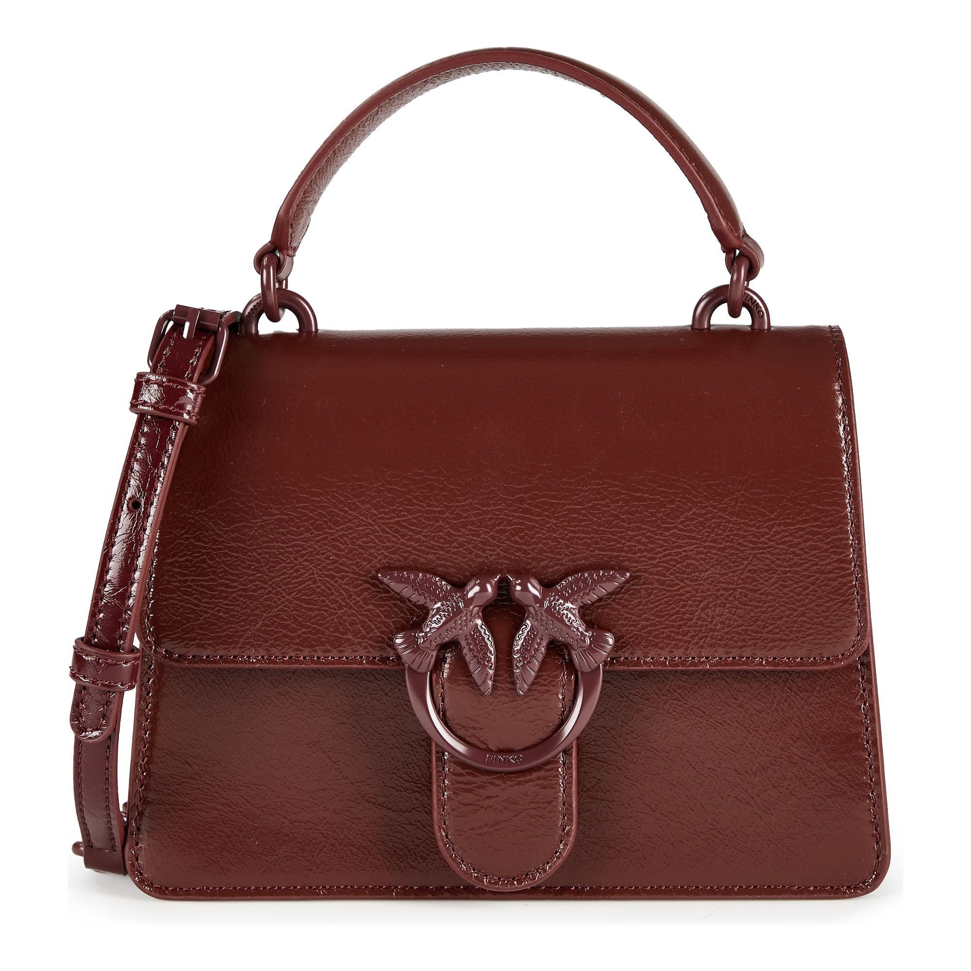 PINKO Henkeltasche Love One Top Mini, Leder