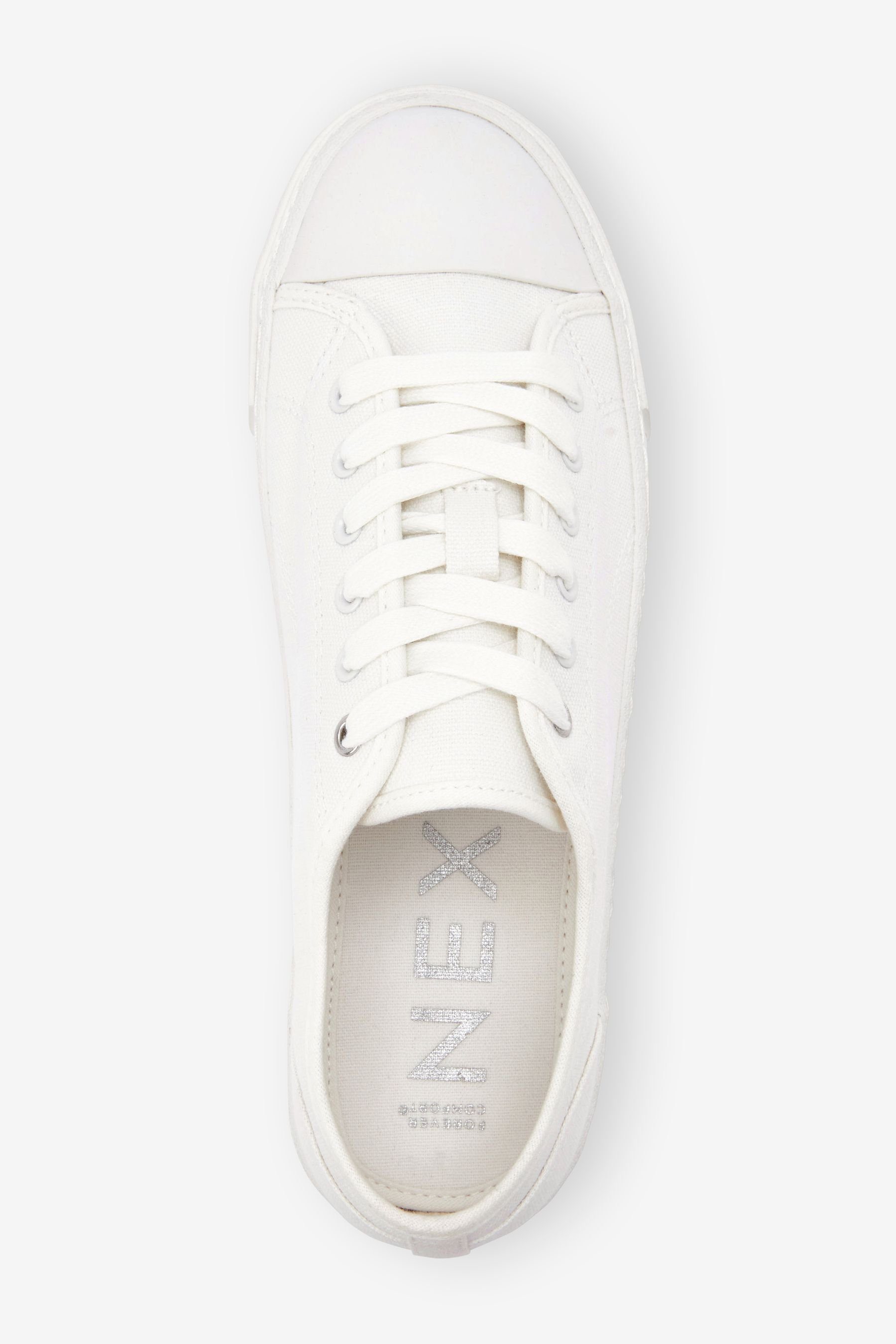 Next Forever Sneaker Canvas-Turnschuhe Baseball White Comfort® (1-tlg)