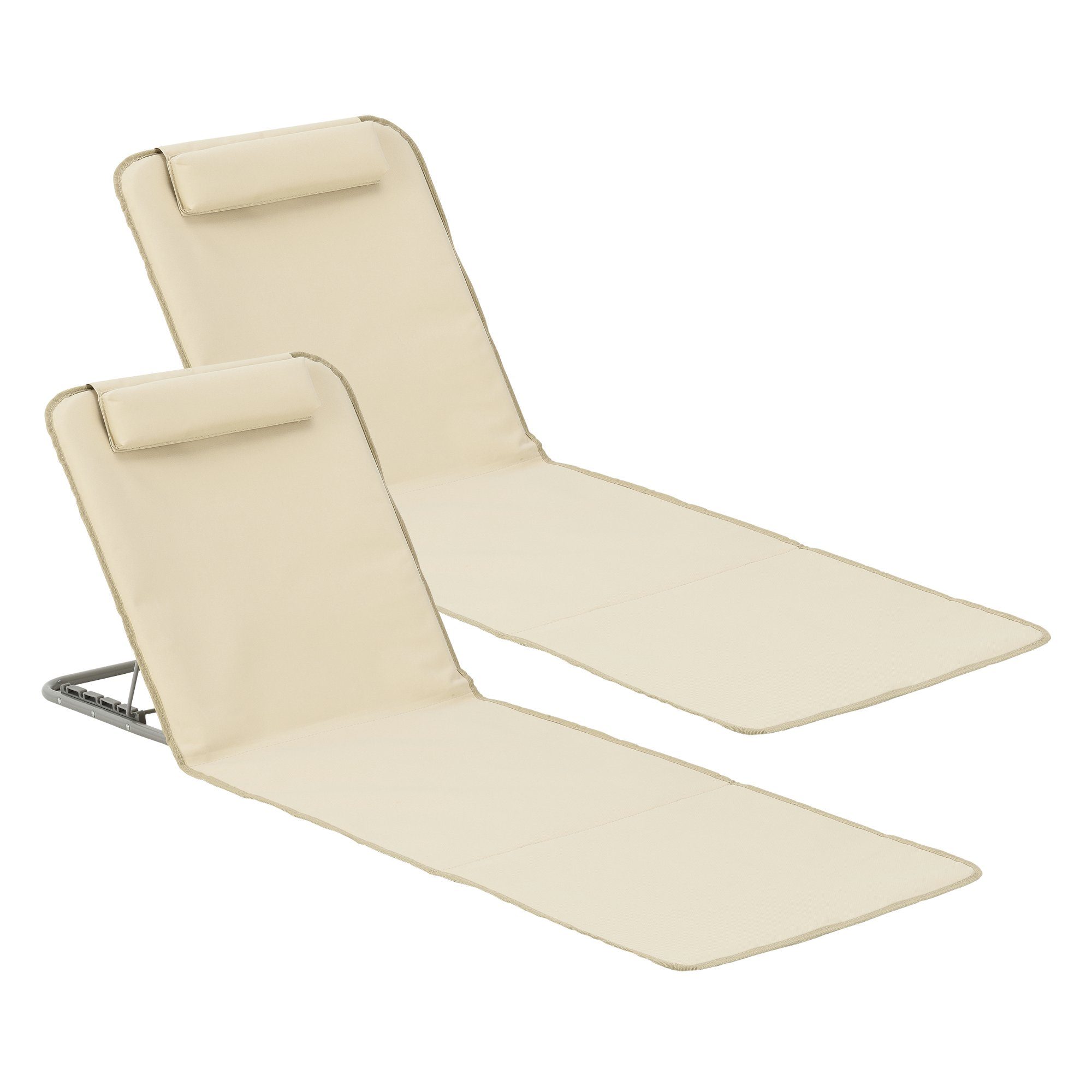 en.casa Gartenliege, 2er, »Donostia« 2er Set günstig online kaufen