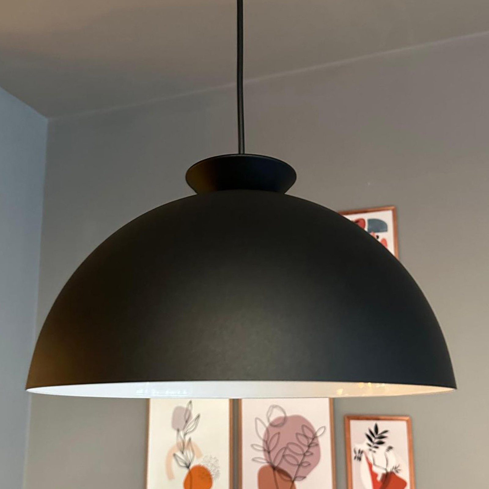 Bamyum Pendelleuchte Pendelleuchte Yimpi Schüssel Metall, Modern Hängelampe, ohne Leuchtmittel
