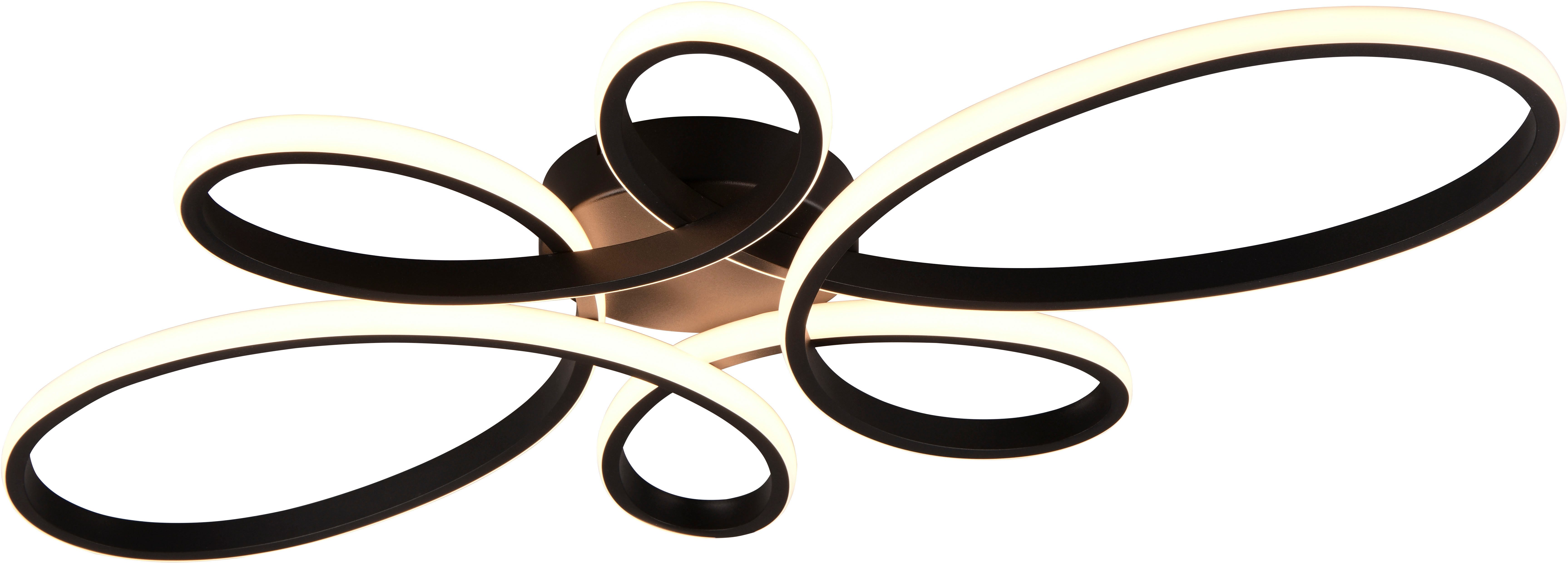 TRIO Leuchten LED Deckenleuchte FLY, Deckenlampe LED 32W 3900 Lumen warmwei günstig online kaufen