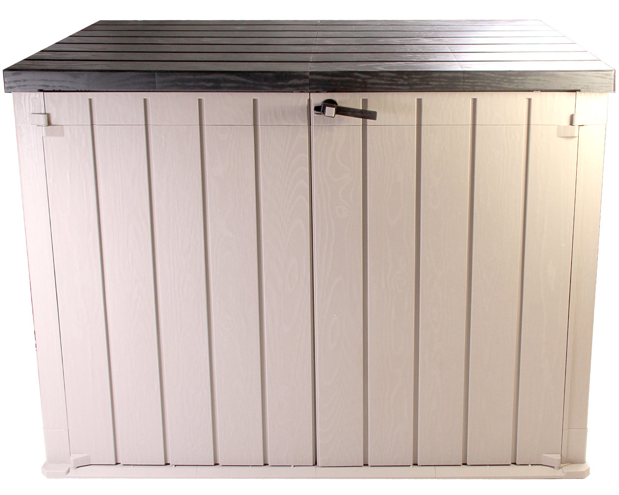 Ondis24 Mülltonnenbox Storer 842 L anthrazit-grau Aufbewahrungsbox abschließbar 