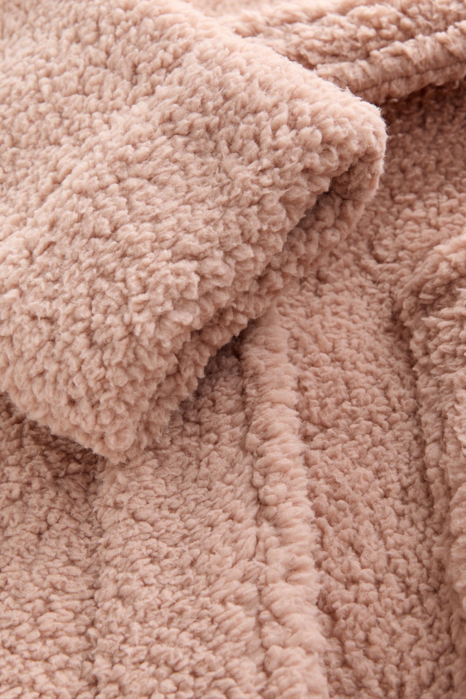 Next Damenbademantel Langer Teddy-Morgenmantel, Polyester (recycelt) günstig online kaufen