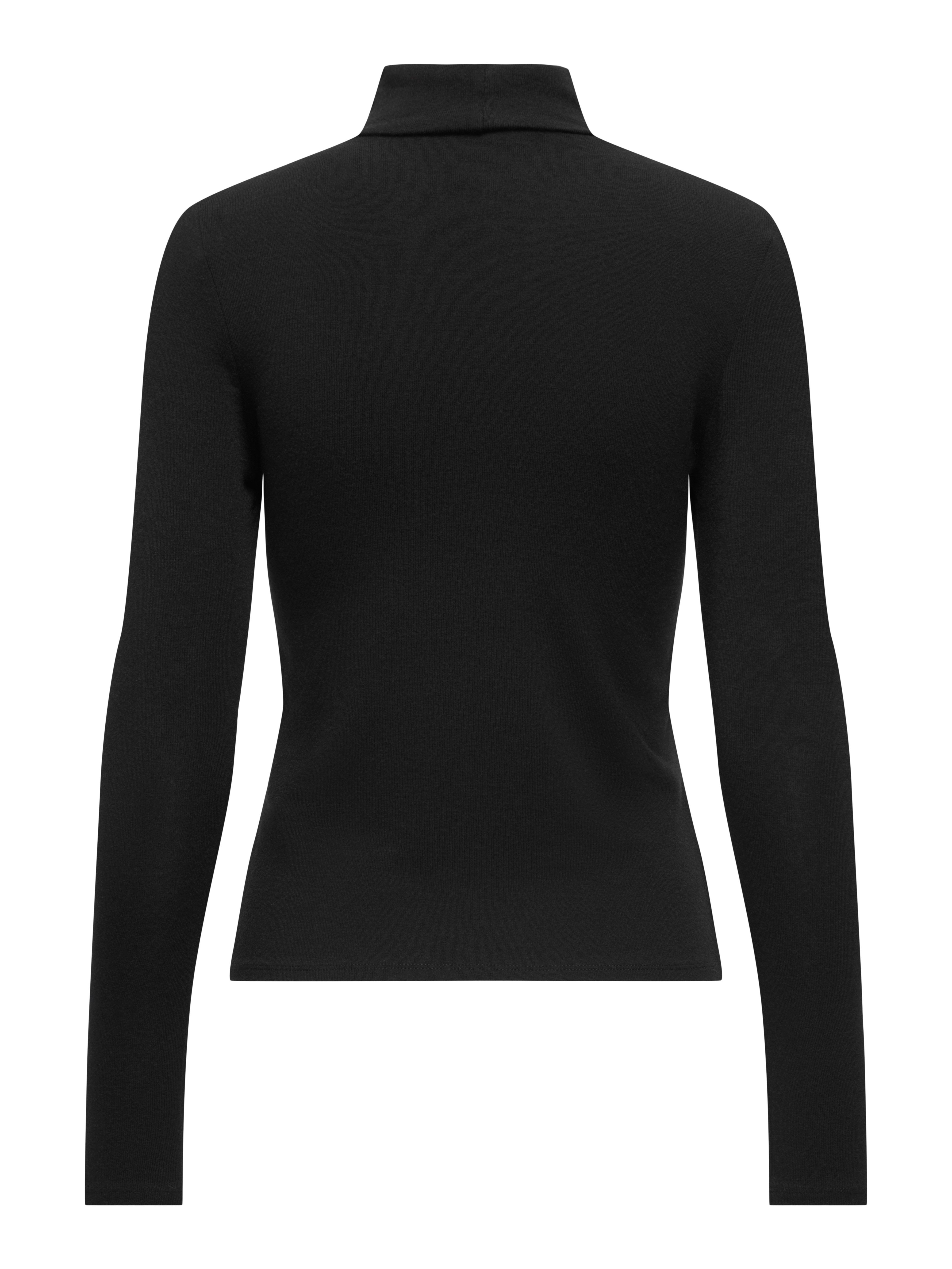 ONLY Rollkragenshirt ONLGLAMOUR L/S ROLL-NECK TOP JRS NOOS Materialmix, slim fit
