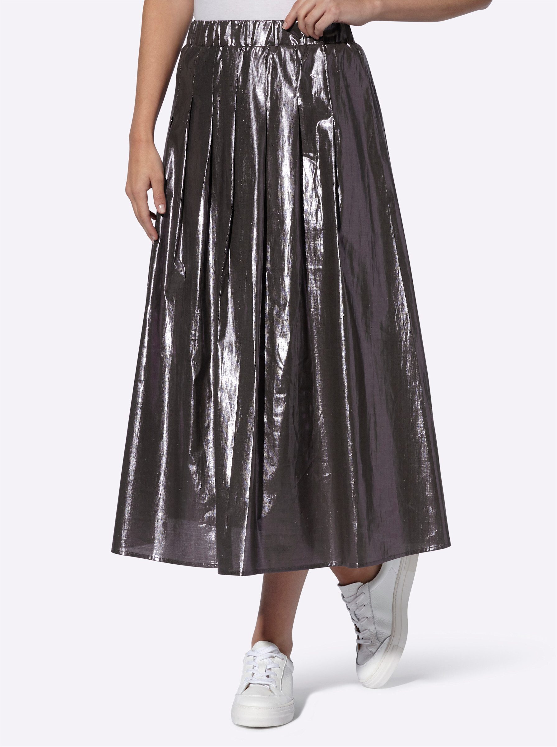 heine A-Linien-Rock Faltenrock .