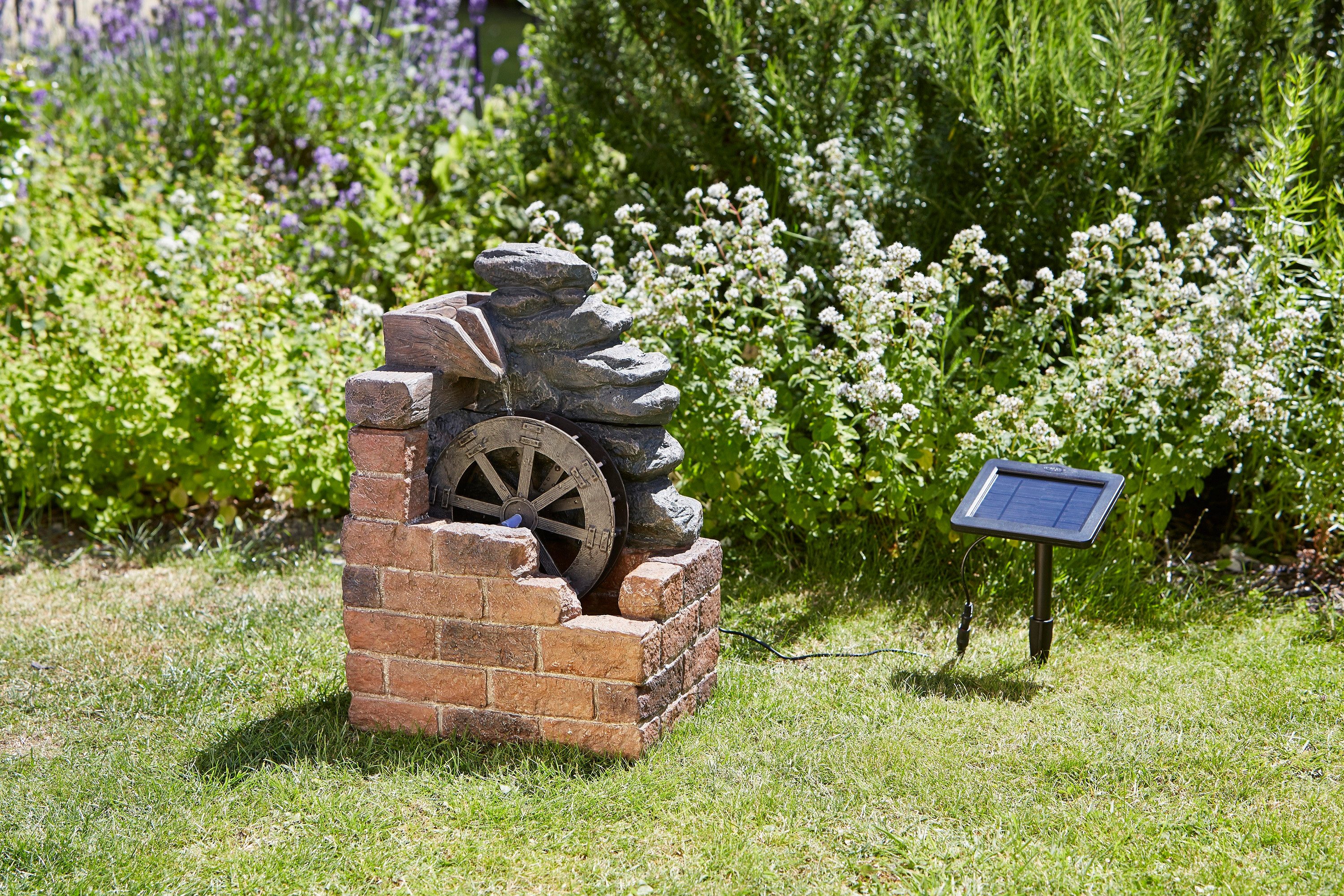 Smart Garden Wasserspiel Solar-Wasserbrunnen Wasserrad 51 günstig online kaufen