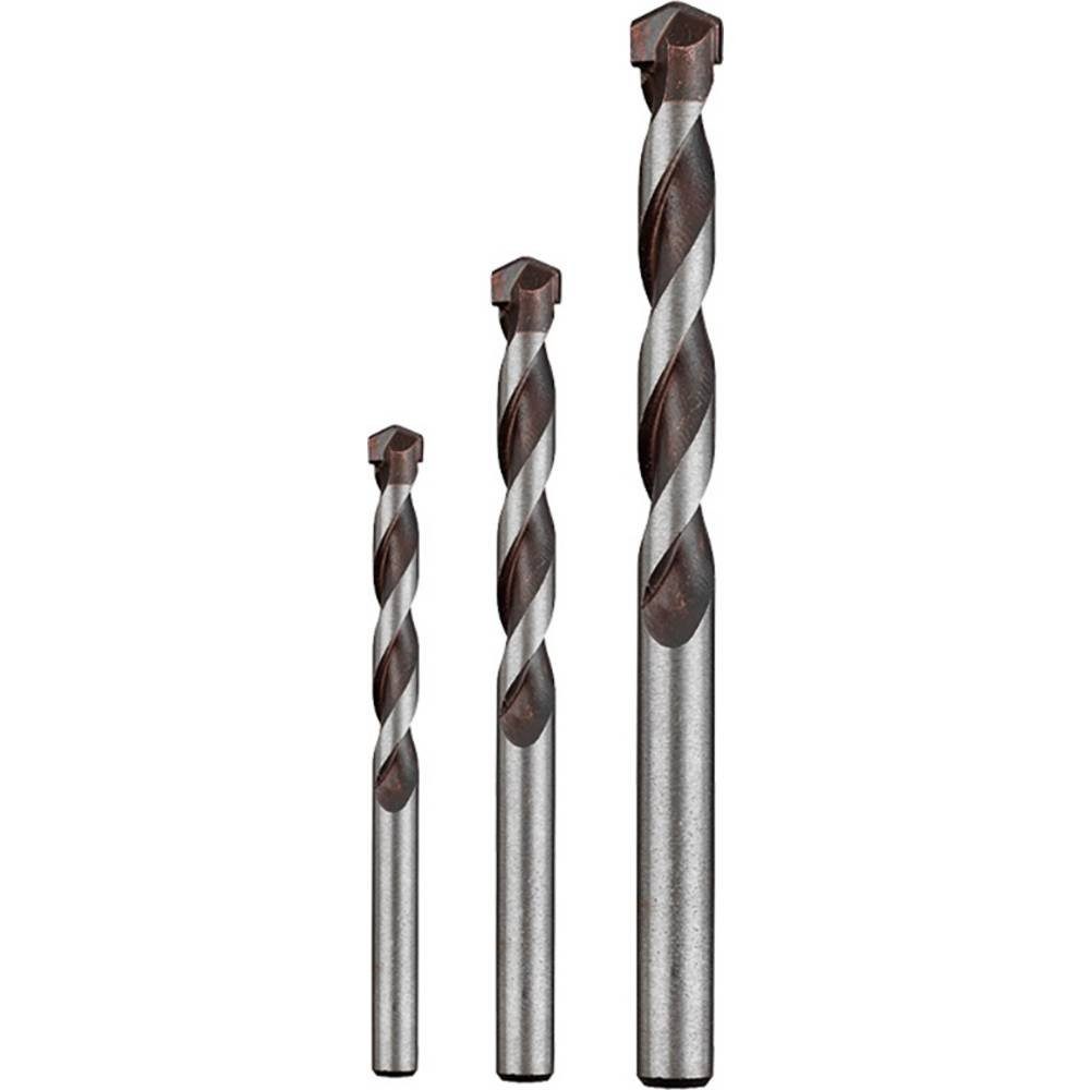 Spiralbohrer ROCKER® Beton- und Steinbohrersatz 3tlg, (1 x 5 mm, 1 x 6 mm, 1 x 8 mm), Beton-Spiralbohrer-Set