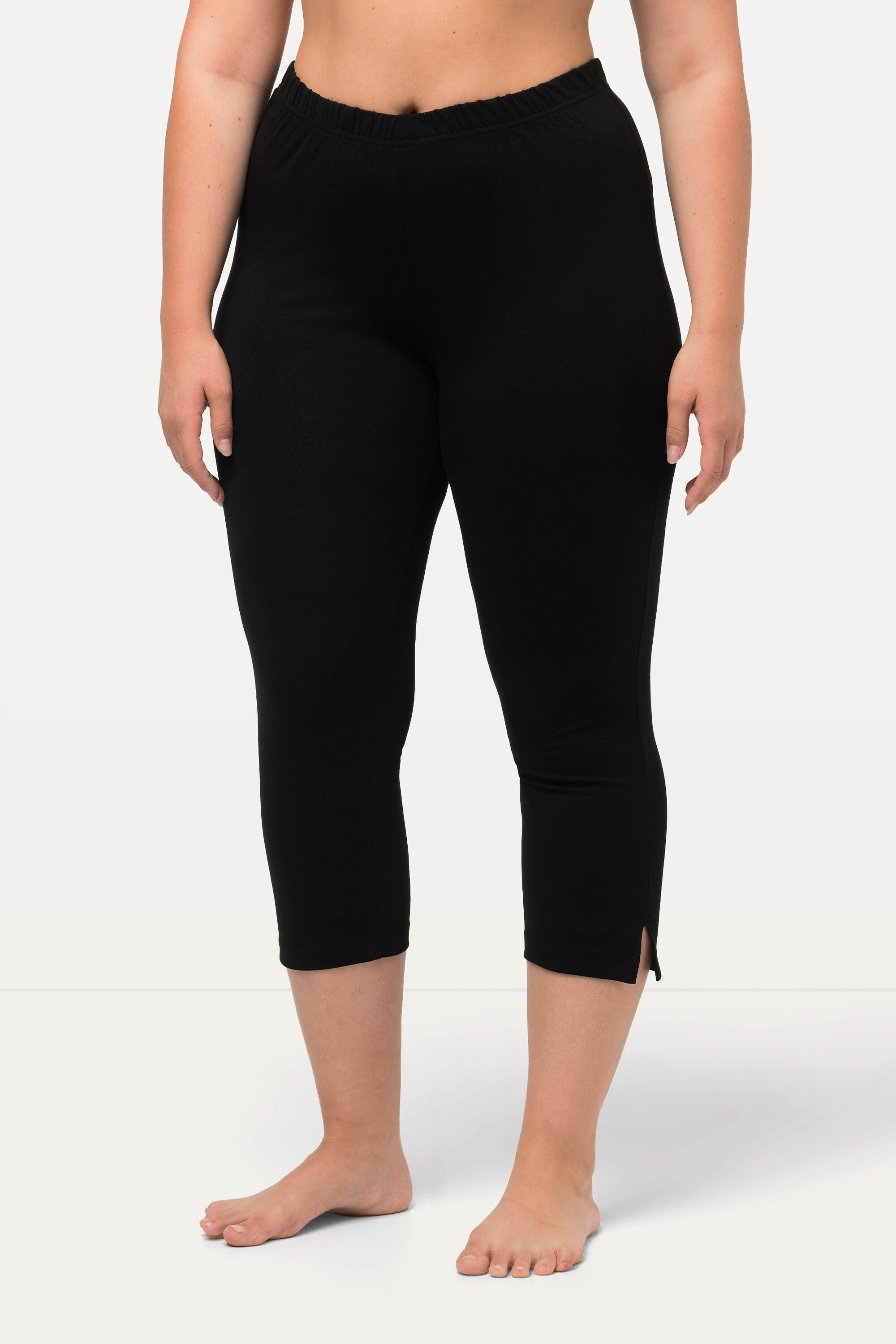 Ulla Popken Funktionshose Caprihose 7/8-Länge Elastikbund günstig online kaufen