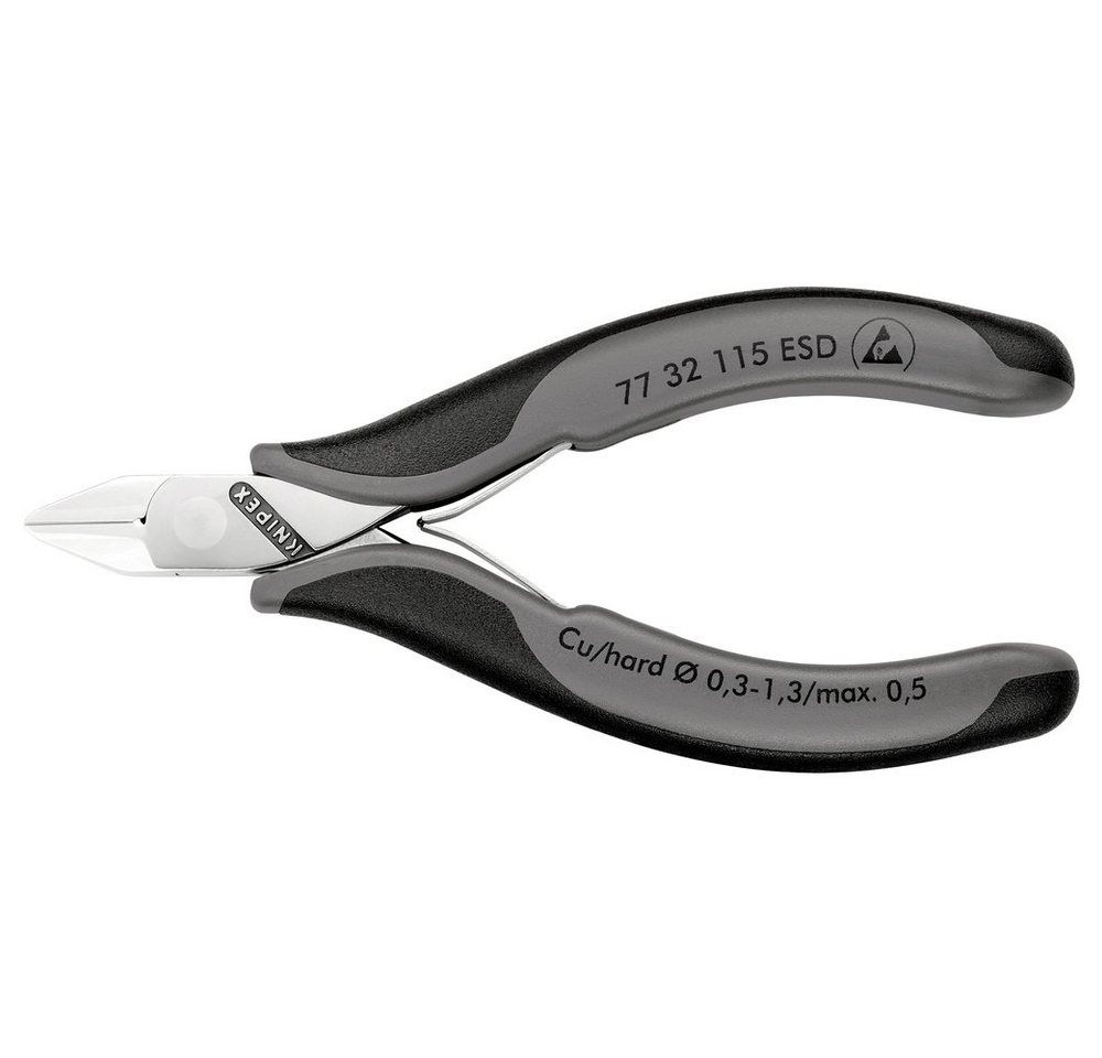 Thumbnail - Knipex Seitenschneider Knipex 77 32 115 ESD ESD Seitenschneider mit Facette 115 mm