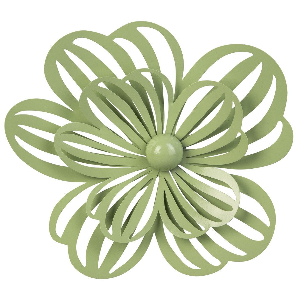 MICA Dekoobjekt Wanddeko Blume - mint günstig online kaufen