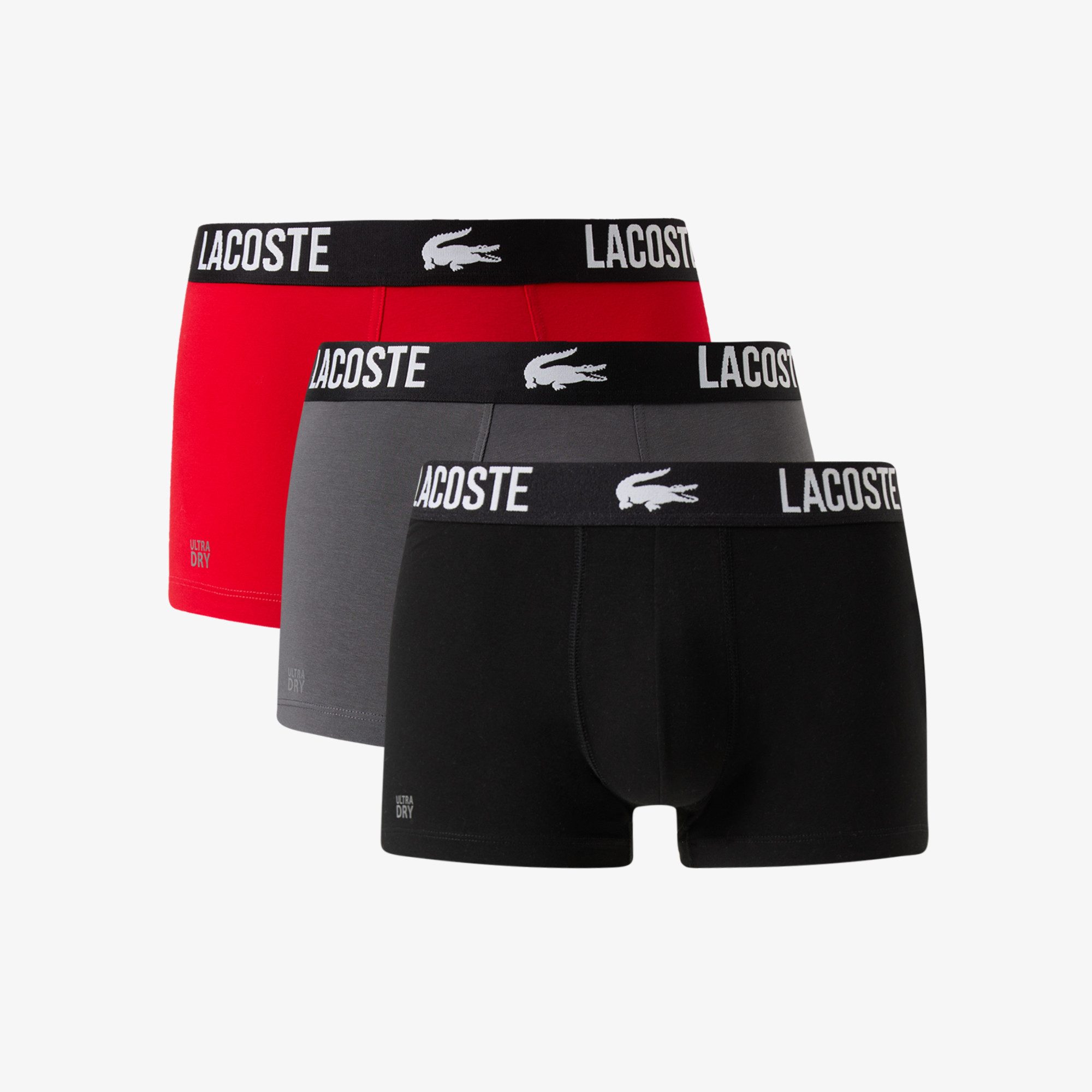 Lacoste Trunk (Packung, 3-St., 3er-Pack) Ultra Dry - atmungsaktives, schnell trocknendes Material
