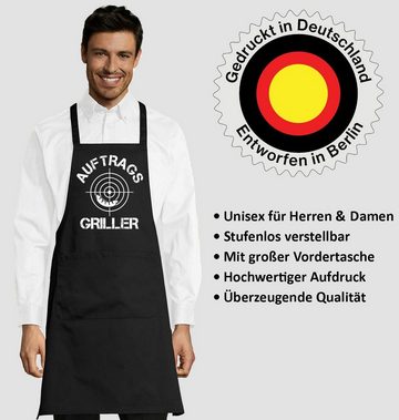 Youth Designz Grillschürze Auftrags-Griller Schürze Kochschürze für Männer, mit lustigem Spruch & Logo Aufdruck