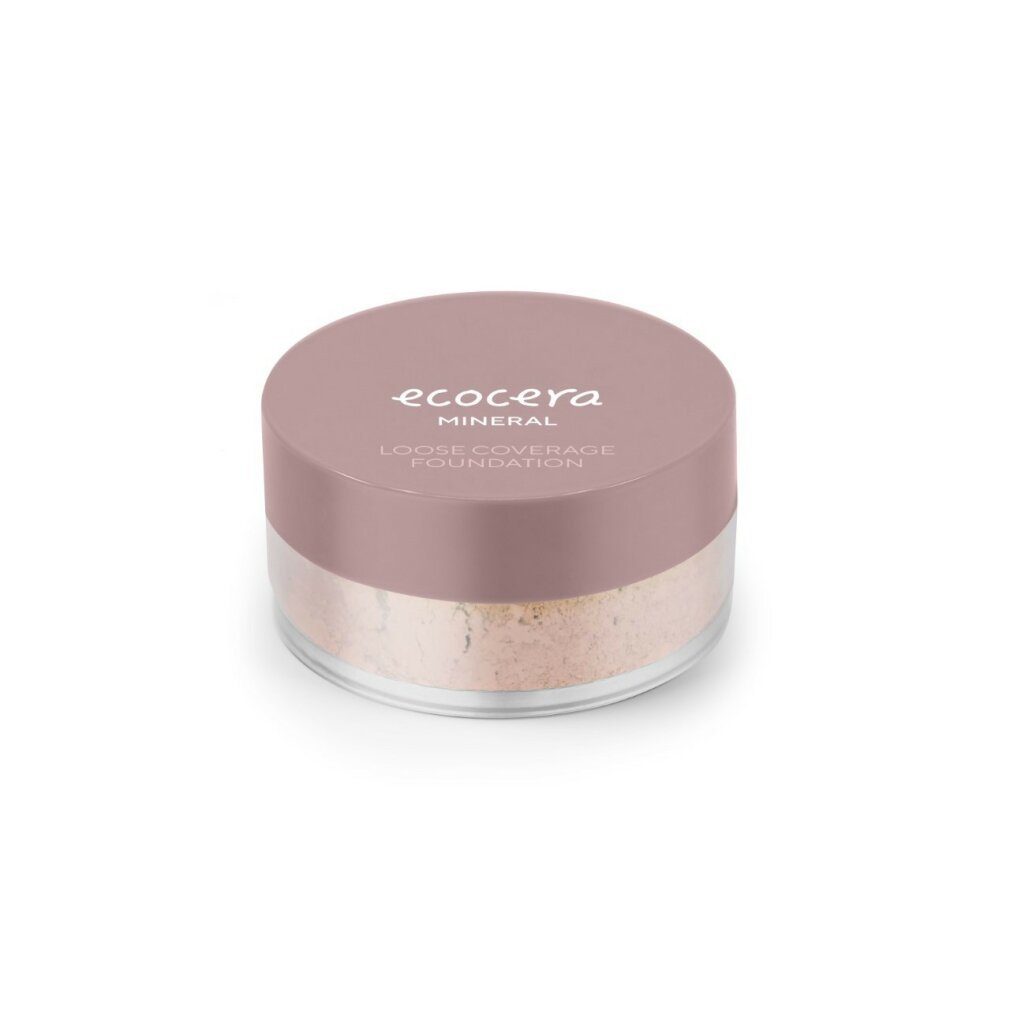 Ecocera Foundation Powder Covering Mineral Foundation W6 HAVANA (warmer Farbton)