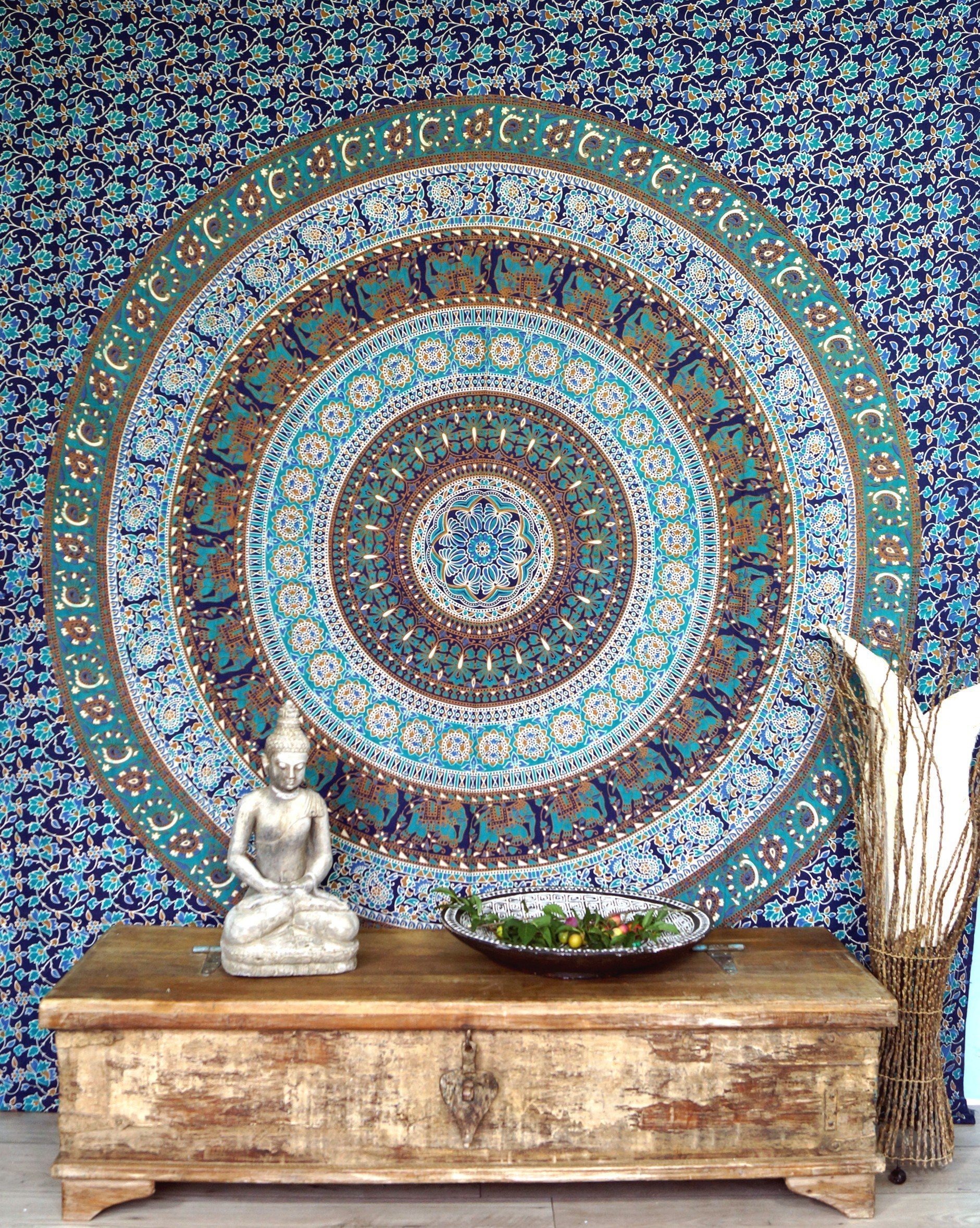 Tagesdecke Boho-Style Wandbehang, Tagesdecke.., indische Guru-Shop