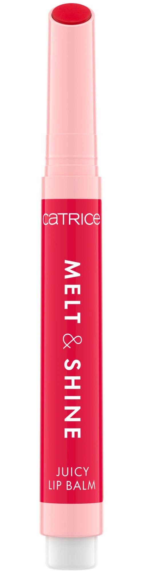 Catrice Lippenbalsam MELT & SHINE JUICY LIP BALM, 3-tlg., zartschmelzender Lippenbalsam für voller aussehende Lippen