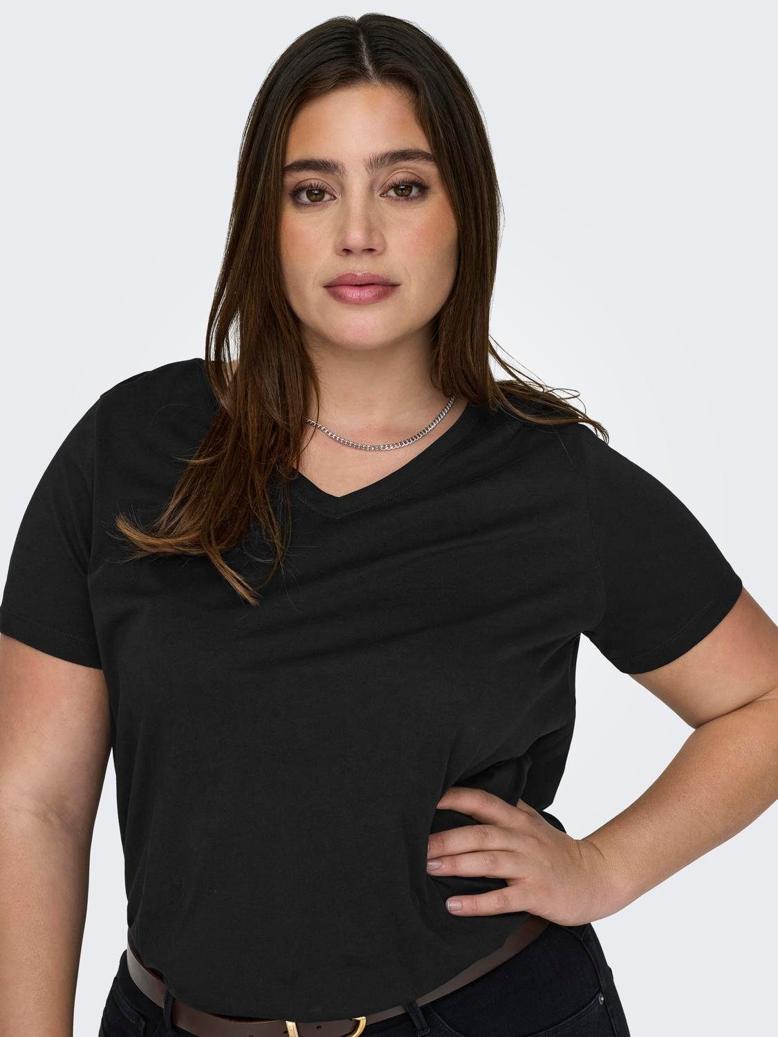 ONLY CARMAKOMA V-Shirt CARBONNIE LIFE S/S günstig online kaufen