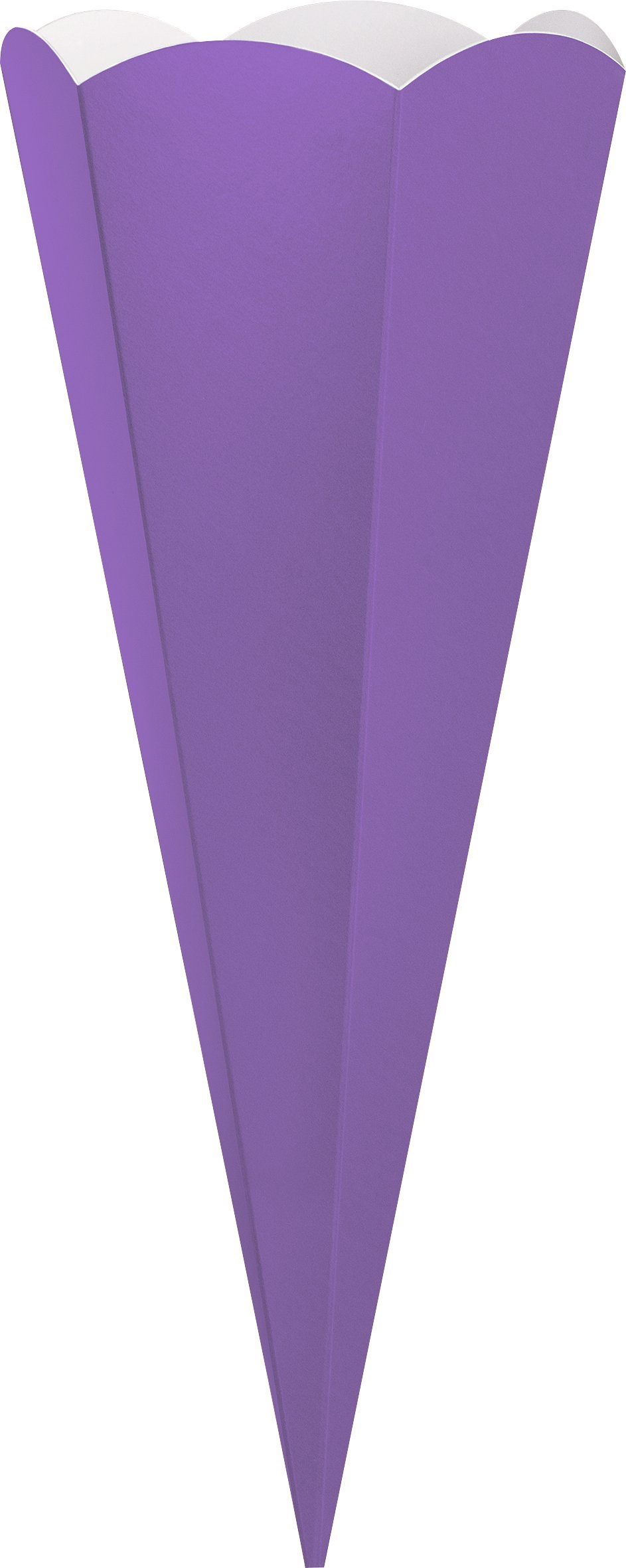 Heyda Violett Schultüten-Zuschnitt, 69 cm Schultüte