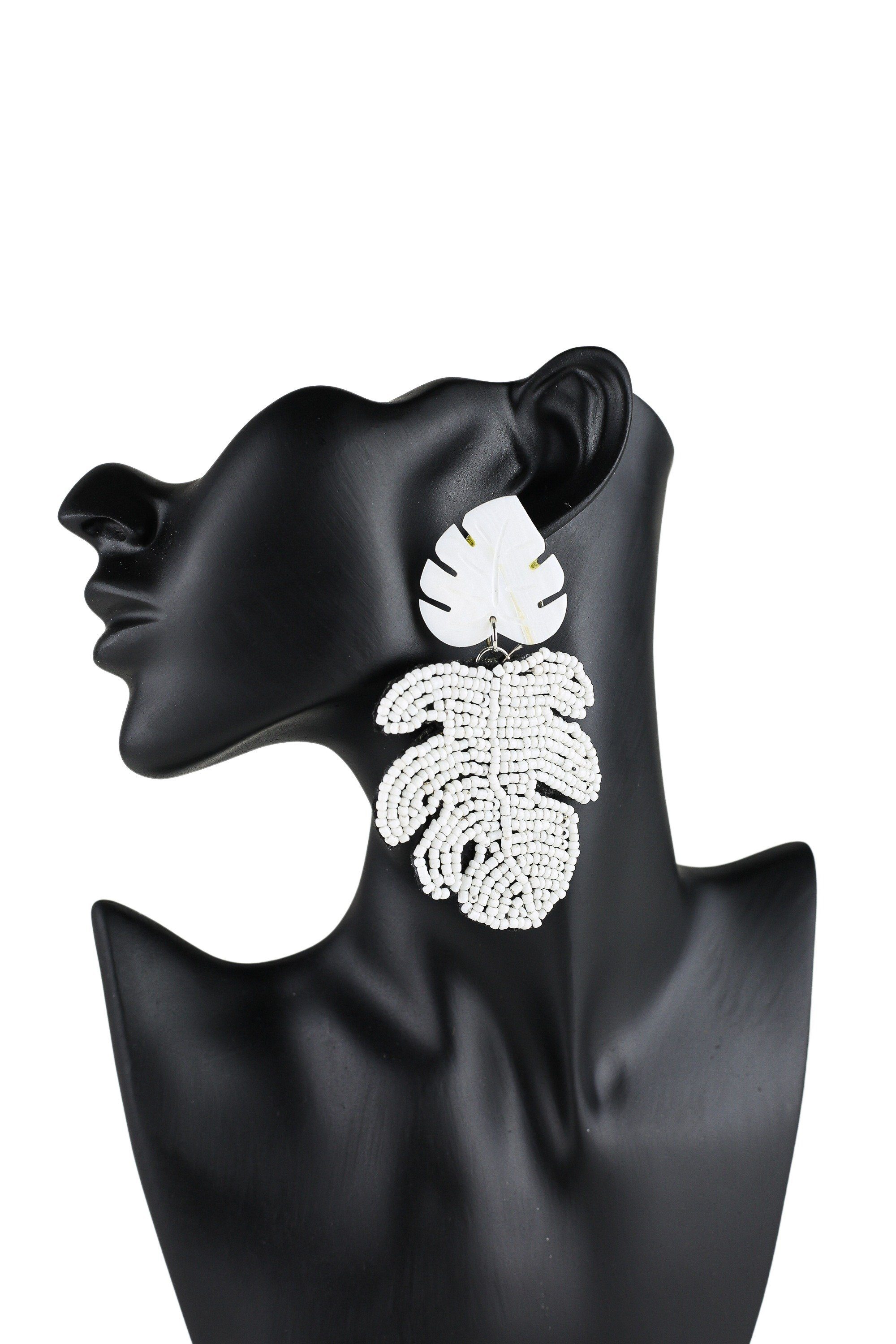 COLLEZIONE ALESSANDRO Paar Ohrclips Leaf