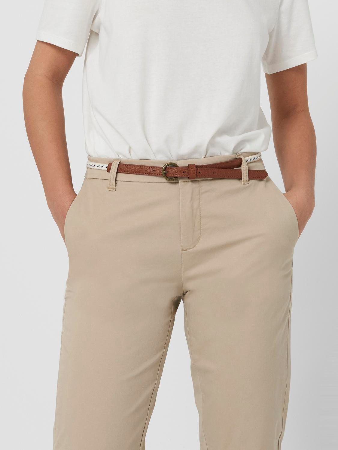 ONLY Chinohose ONLBIANA COTTON BELT CHINO günstig online kaufen