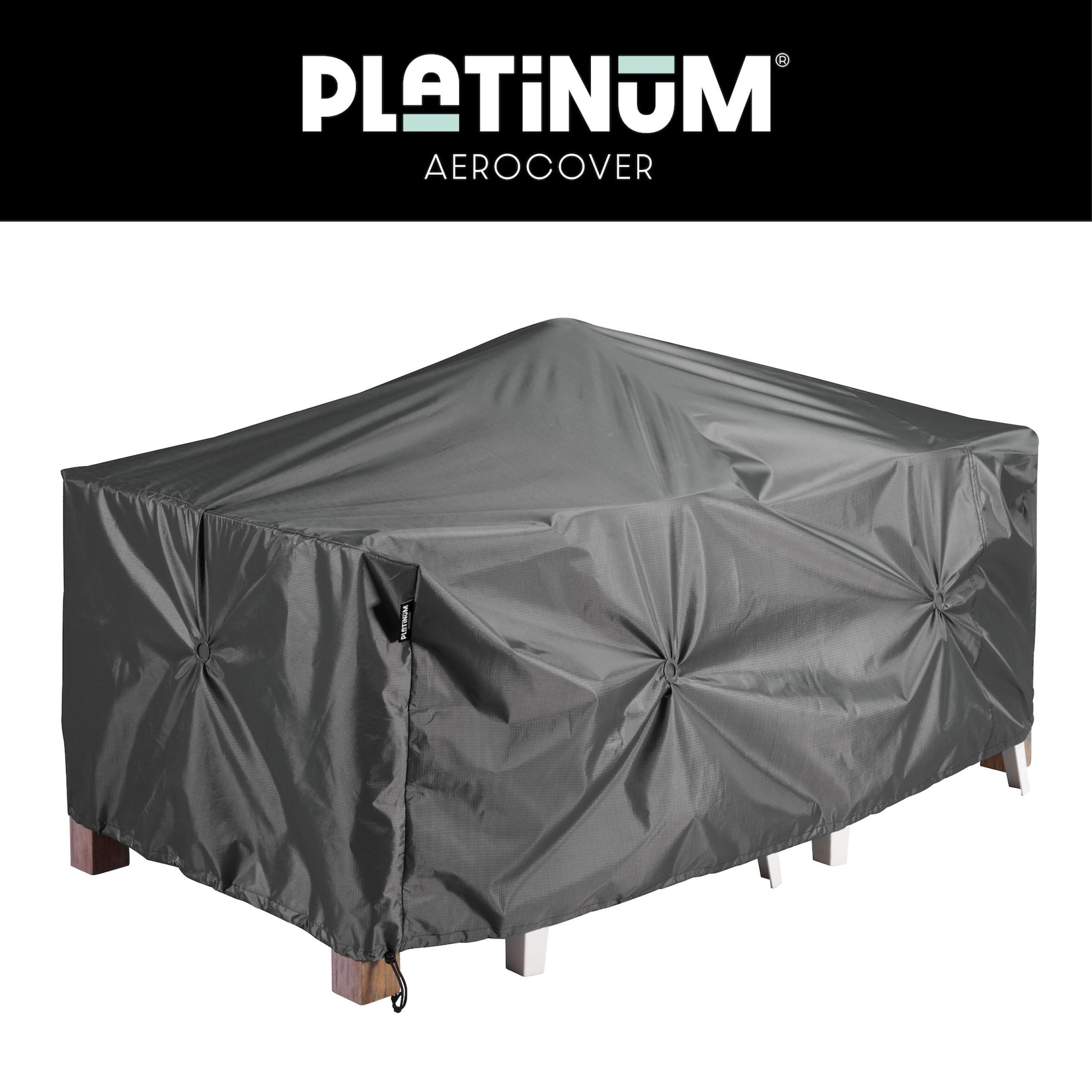 AeroCover Gartenmöbel-Schutzhülle AeroCover Schutzhülle für rechteckige Lounge-Sets Schutzhaube 180 x