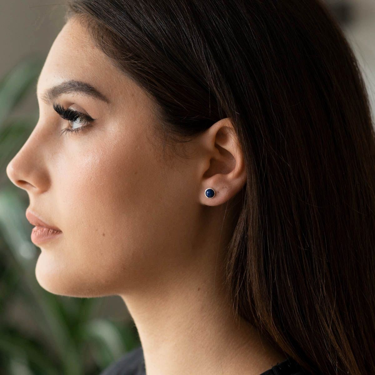 Materia Paar Ohrstecker Damen Ohrringe Lapislazuli blau SO-46, aus 925 Ster günstig online kaufen