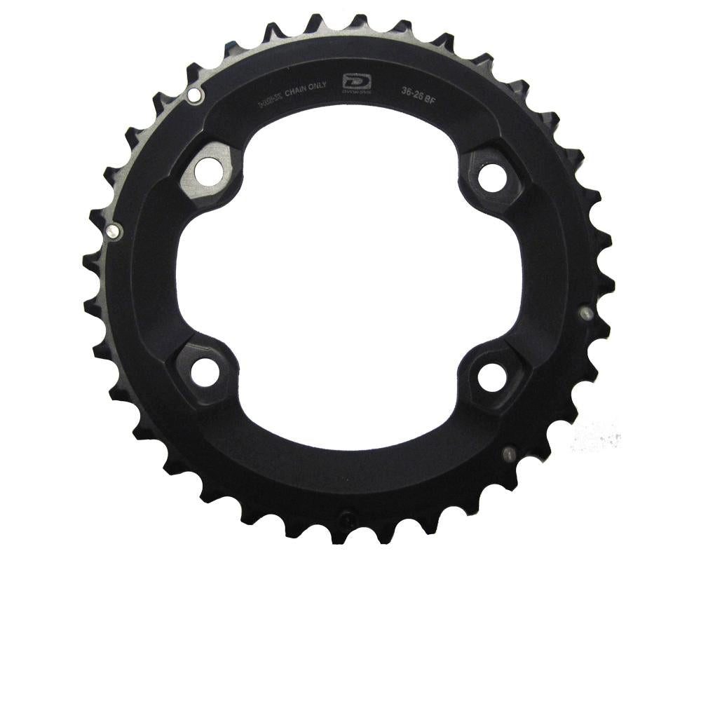 Kettenschaltung SHIMANO Kettenblatt DEORE FC-M6000-2 36 Zähne - präziser Antrieb für m