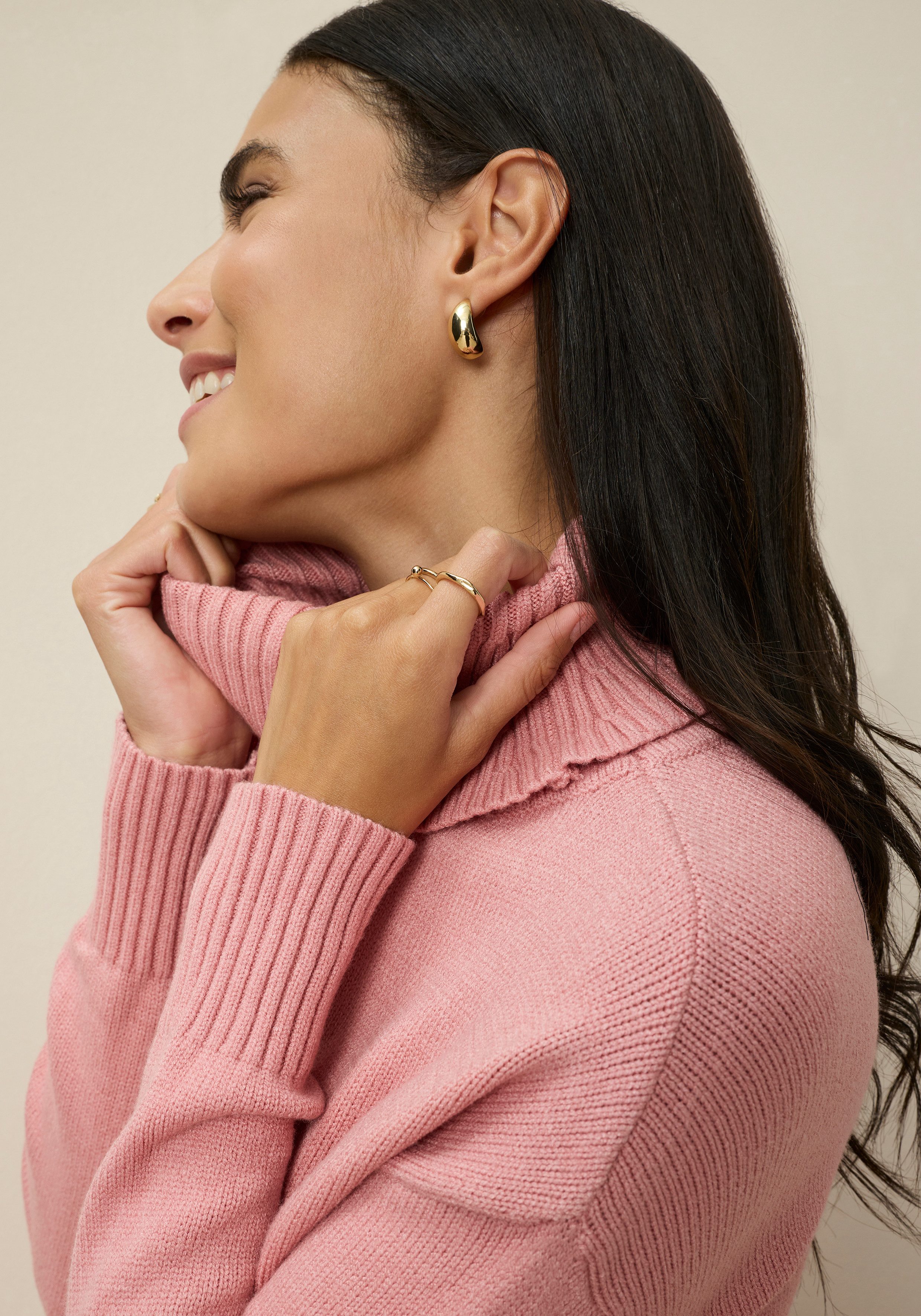 Tamaris Rollkragenpullover in lässiger Form mit seitlichen Schlitzen günstig online kaufen