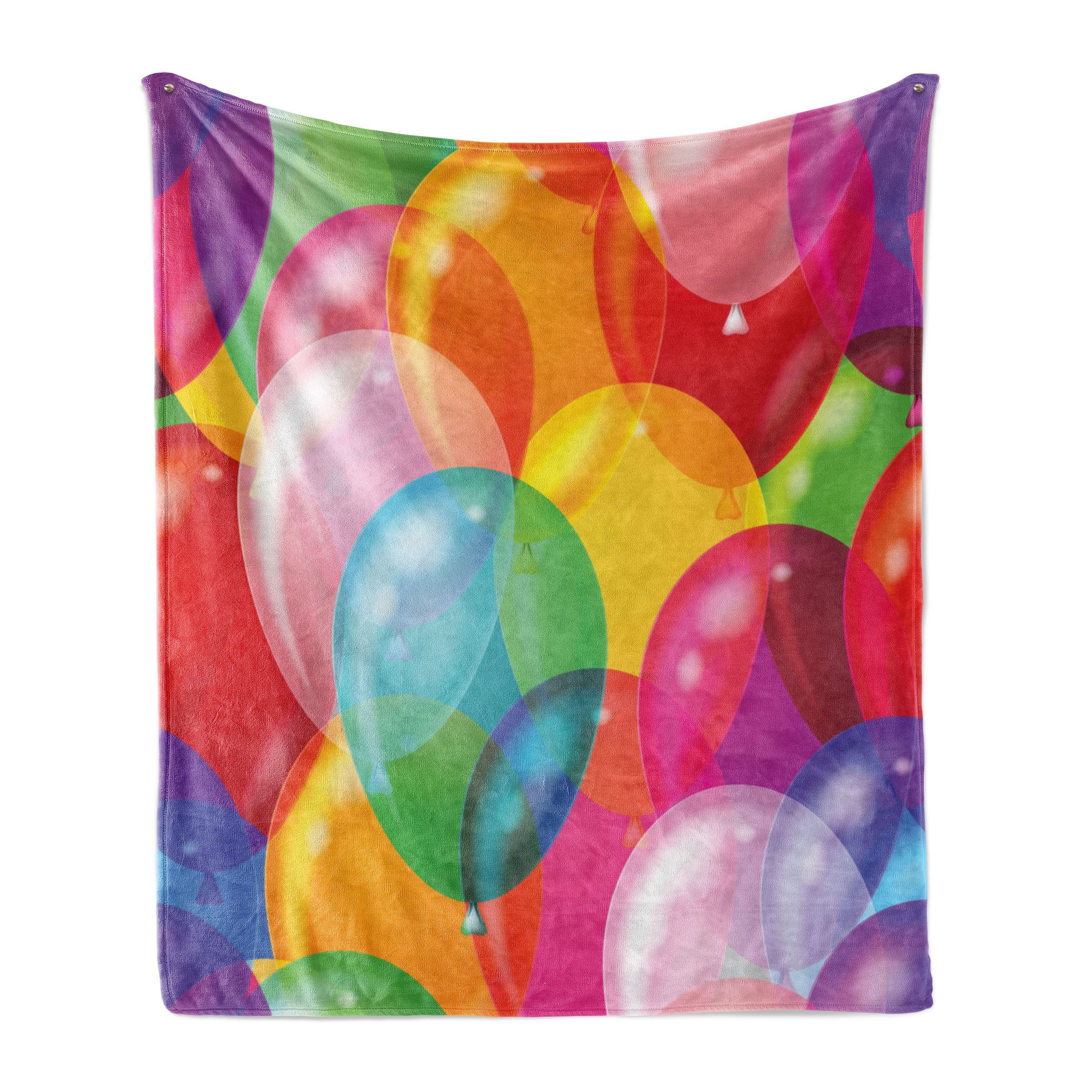 Wohndecke Luftballons Bunt Außenbereich, Gemütlicher Abakuhaus, Fun den Plüsch und für Innen-