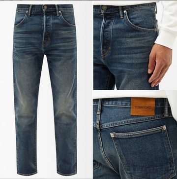 Tom Ford 5-Pocket-Jeans TOM FORD SELVEDGE DENIM TAPERED FIT PANTS JEANS HOSE TROUSERS MADE IN