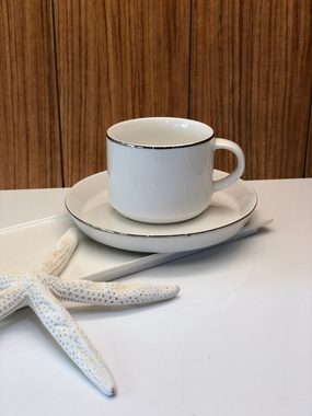 Özberk Tasse Lunel-GW, Porzellan, Kaffeetassen-Set für 6 Personen