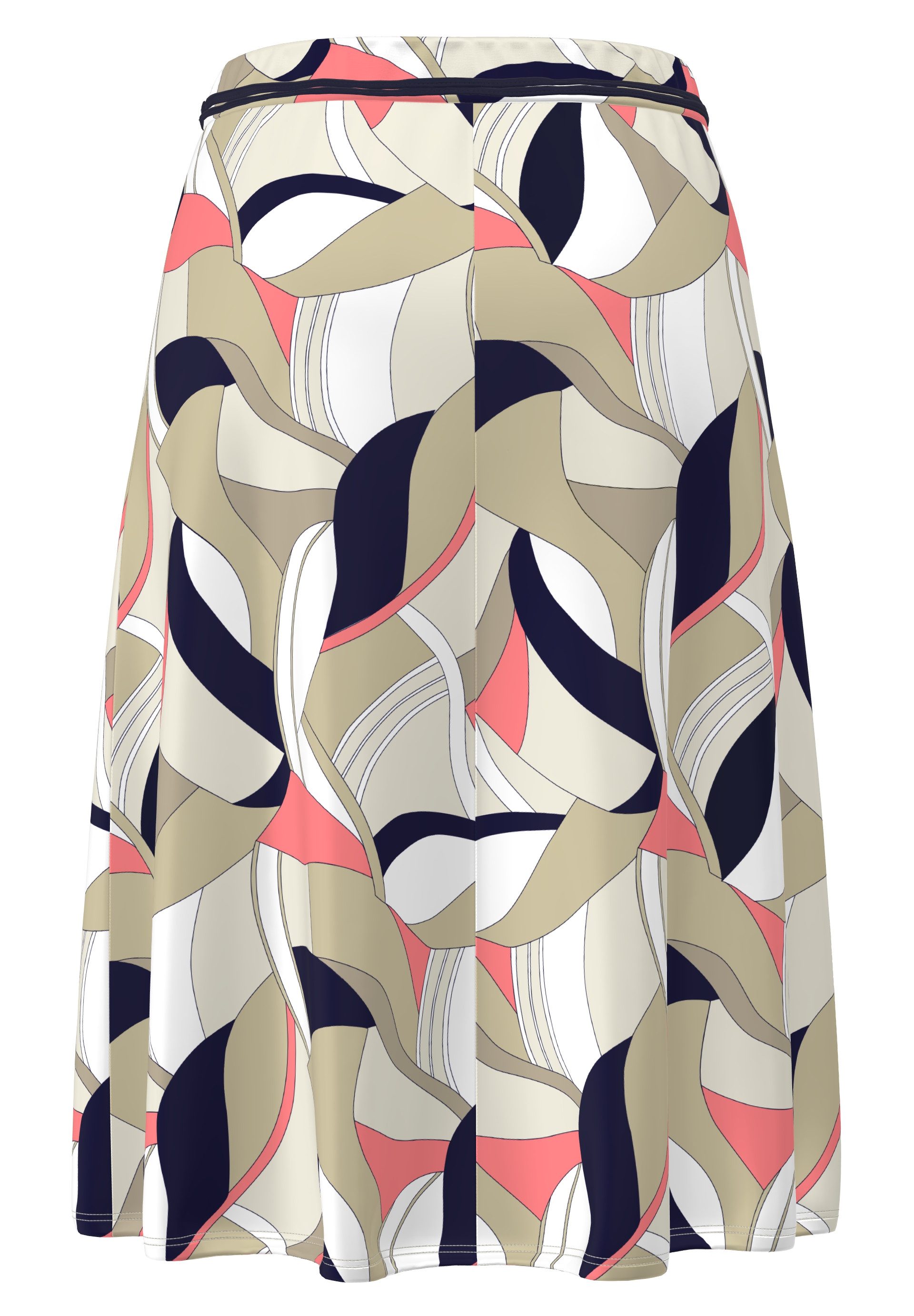 FRANK WALDER A-Linien-Rock mit abstraktem Print günstig online kaufen