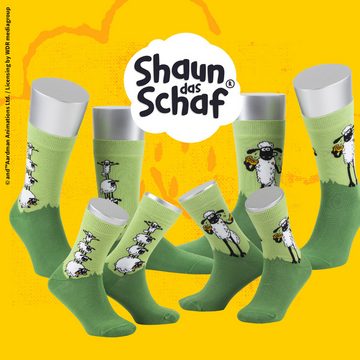 JD J. Dirks Socken M230002 Unisex "Shaun das Schaf"-Socken - SCHAFE