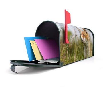 banjado Amerikanischer Briefkasten Mailbox Fuchs (Amerikanischer Briefkasten, original aus Mississippi USA), 22 x 17 x 51 cm