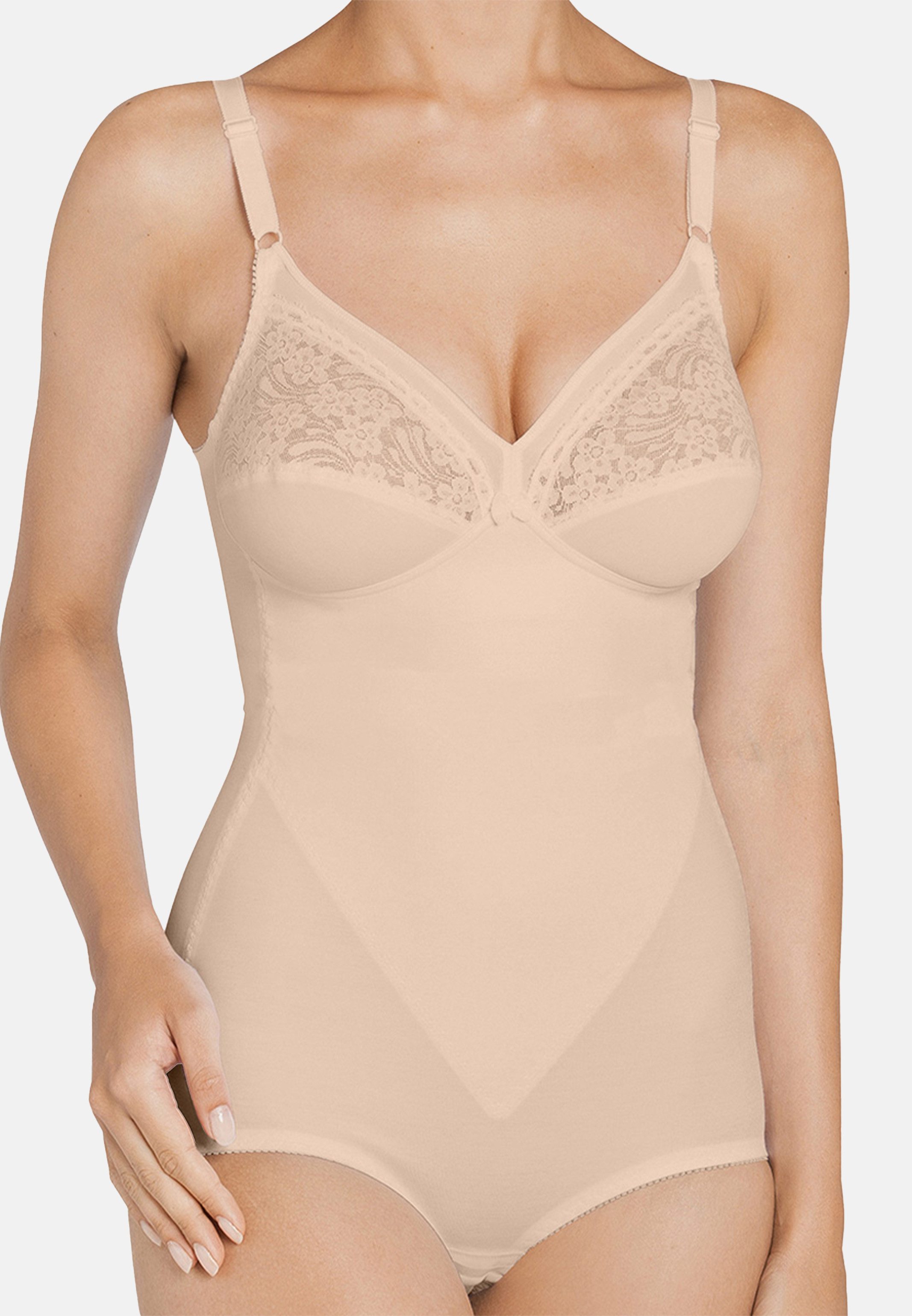 Triumph Miederbody "Formfit BS X" florale Spitze, runder Rückenausschnitt, günstig online kaufen