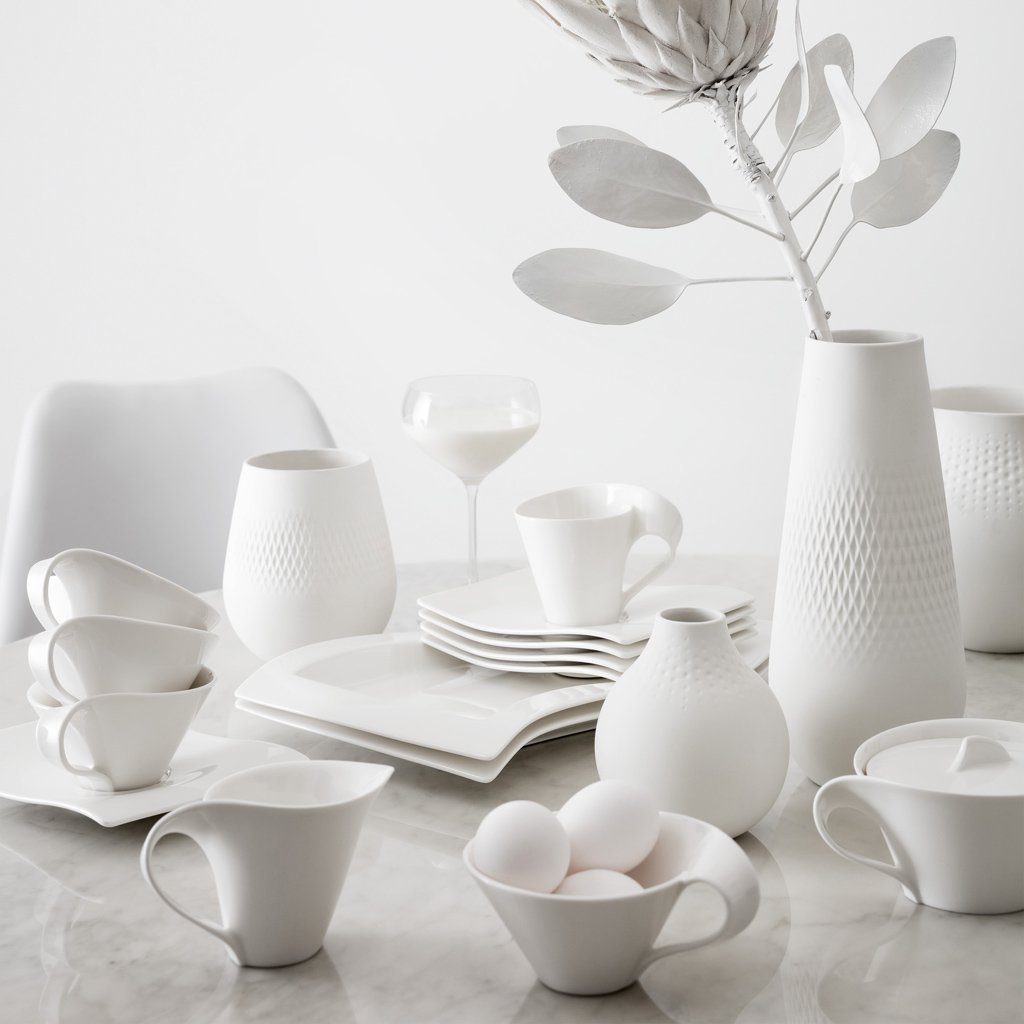 Villeroy & Boch Untertasse NewWave Kaffee-/Teeuntertasse, (1 St), Premium Porcelain, mikrow.- & spülm.sicher, Made in Germany