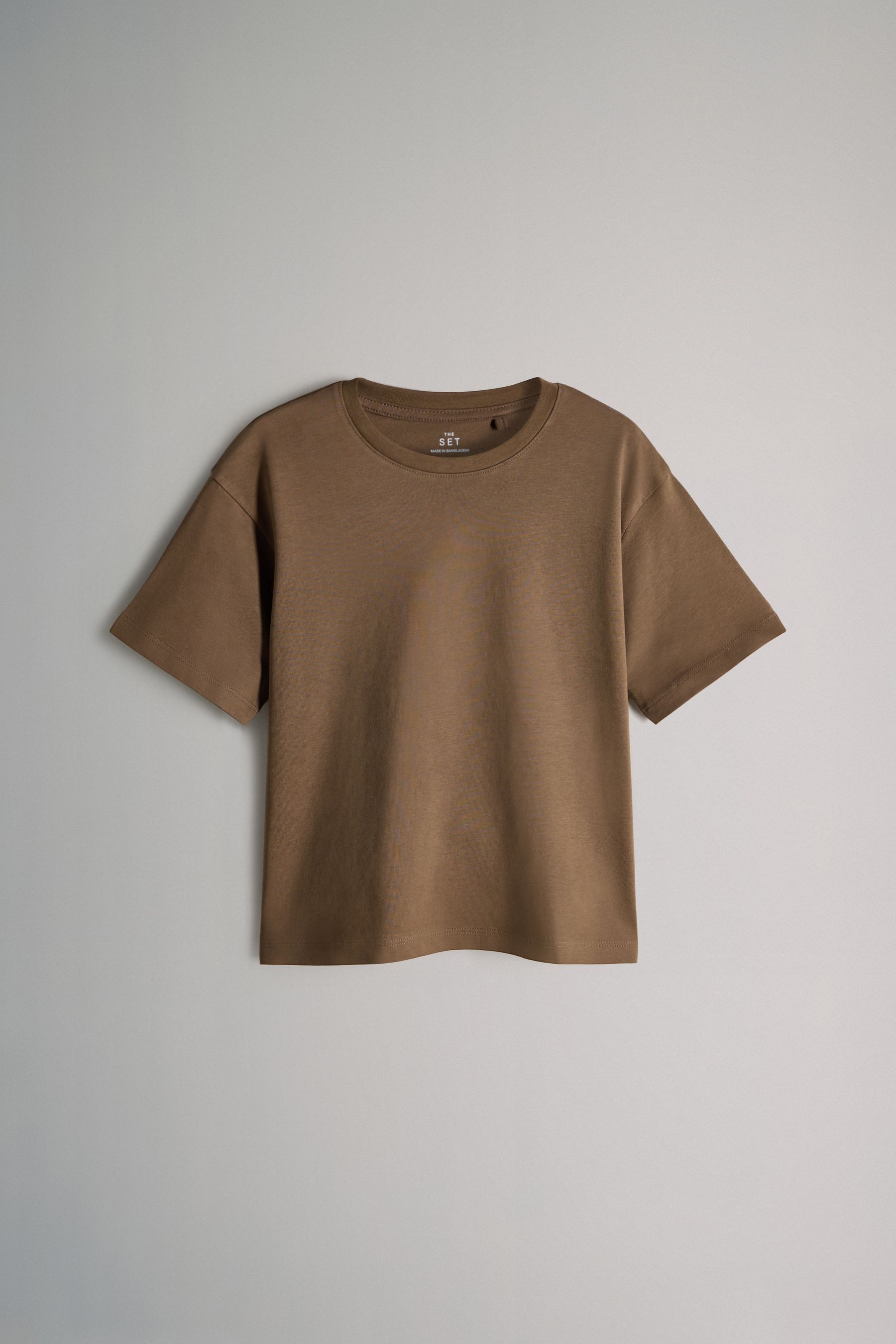 The Set T-Shirt The Set Oversized T-Shirts mit Streifen, 6er-Pack (6-tlg)